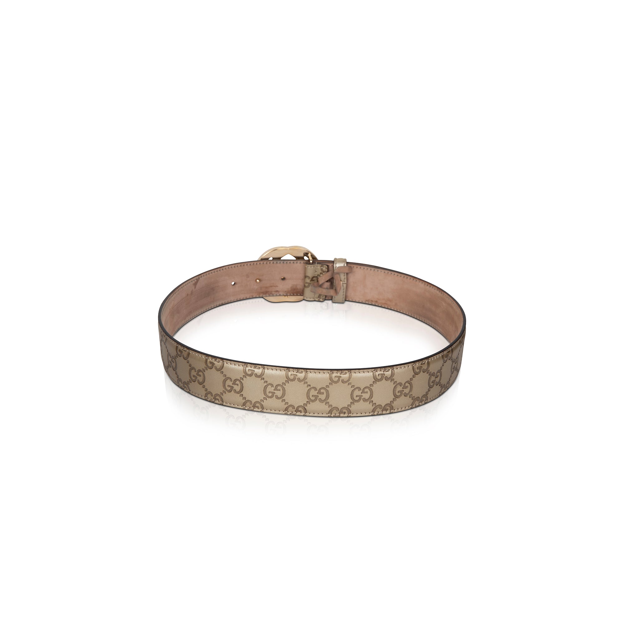 Gucci Signature Leather Interlocking G Belt