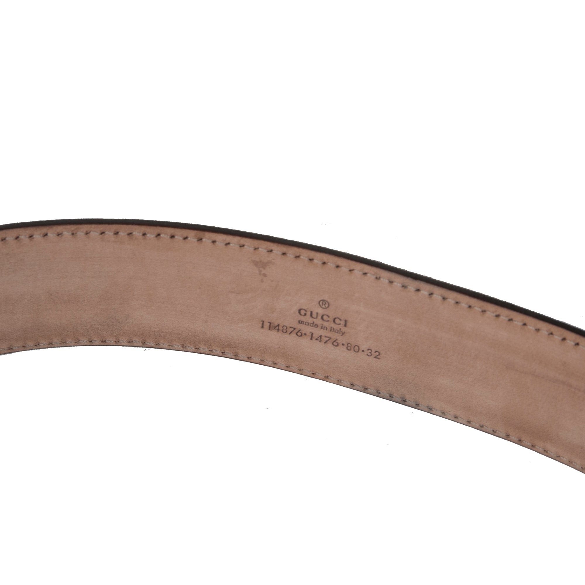 Gucci Signature Leather Interlocking G Belt