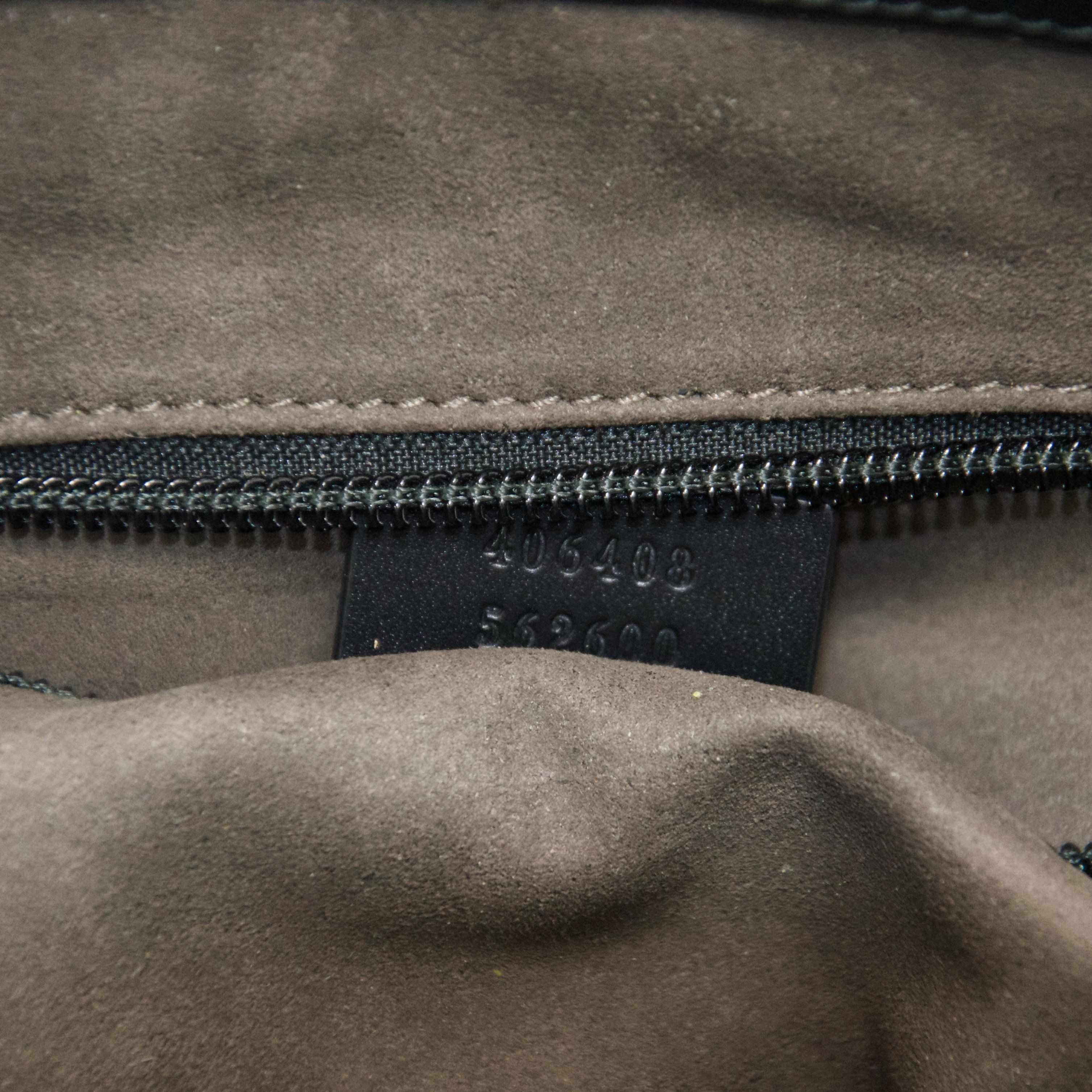 Gucci Signature Leather Messenger Bag