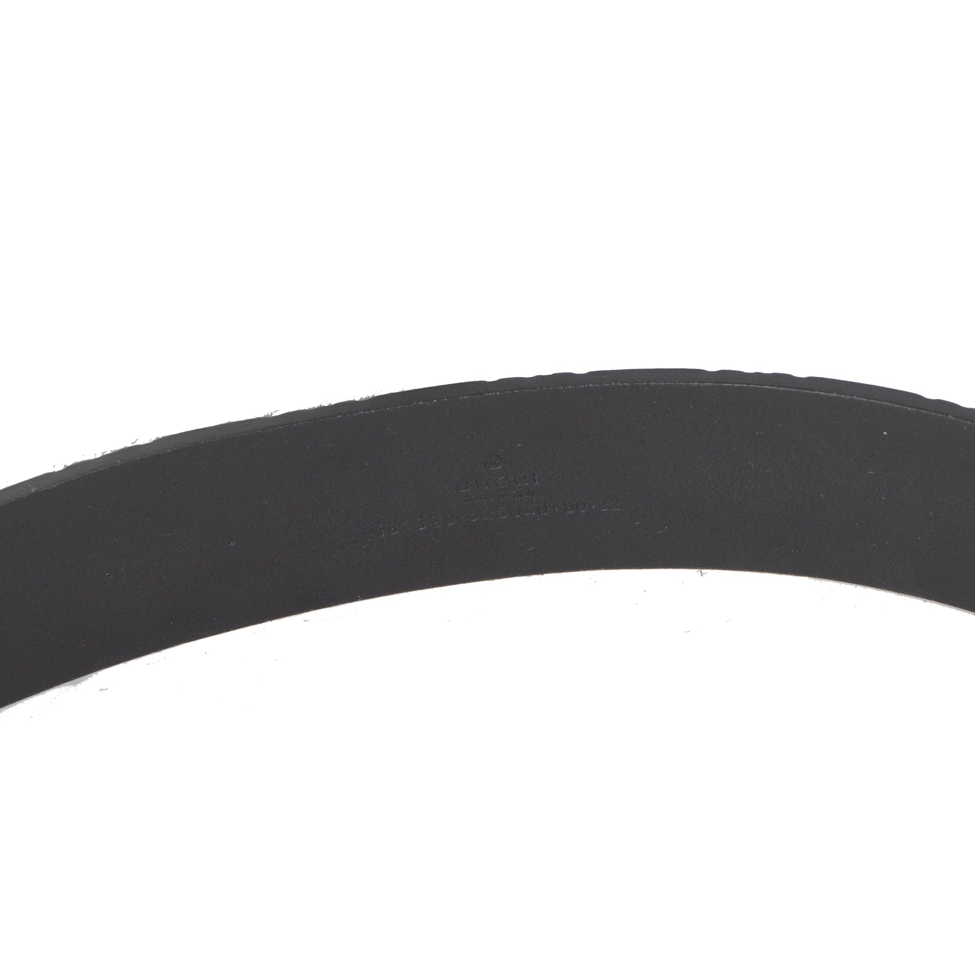 Gucci Signature Leather Square G Buckle Belt