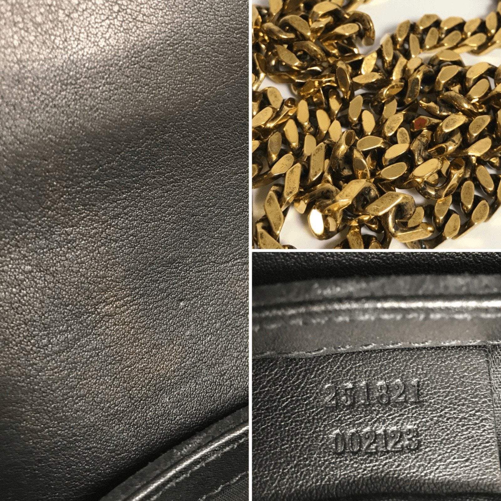 Gucci Small 1973 Black Suede Shoulder Bag