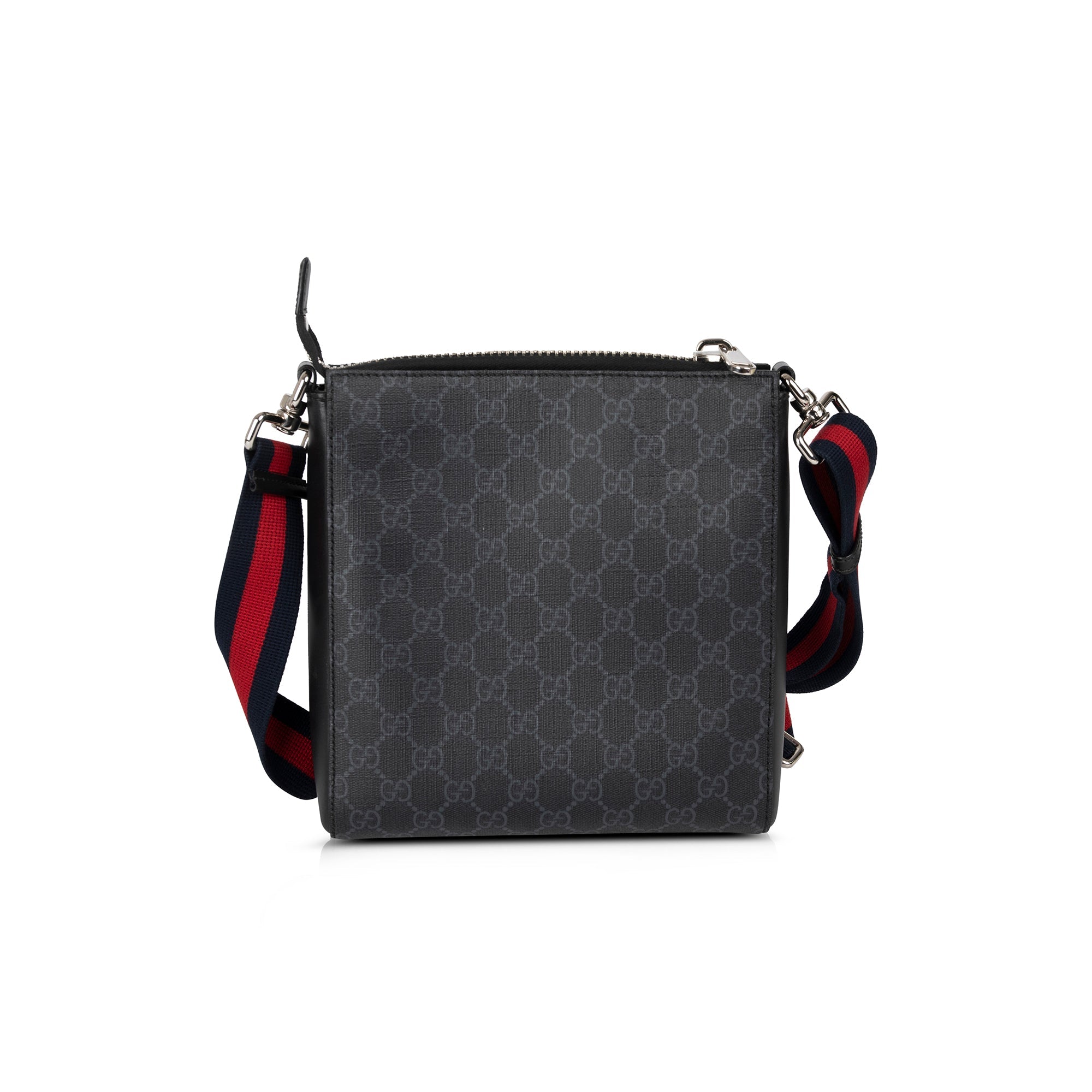 Gucci Small Black GG Supreme Messenger Bag