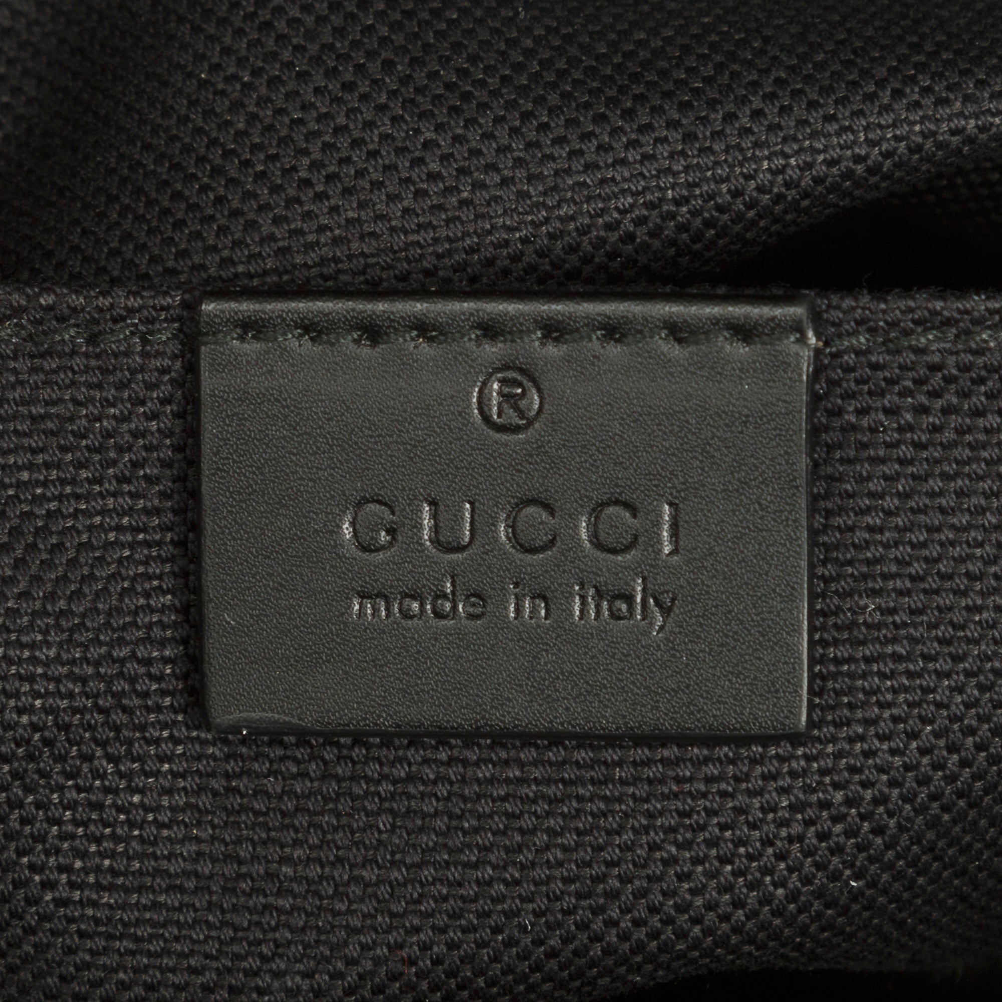 Gucci Small Black GG Supreme Messenger Bag
