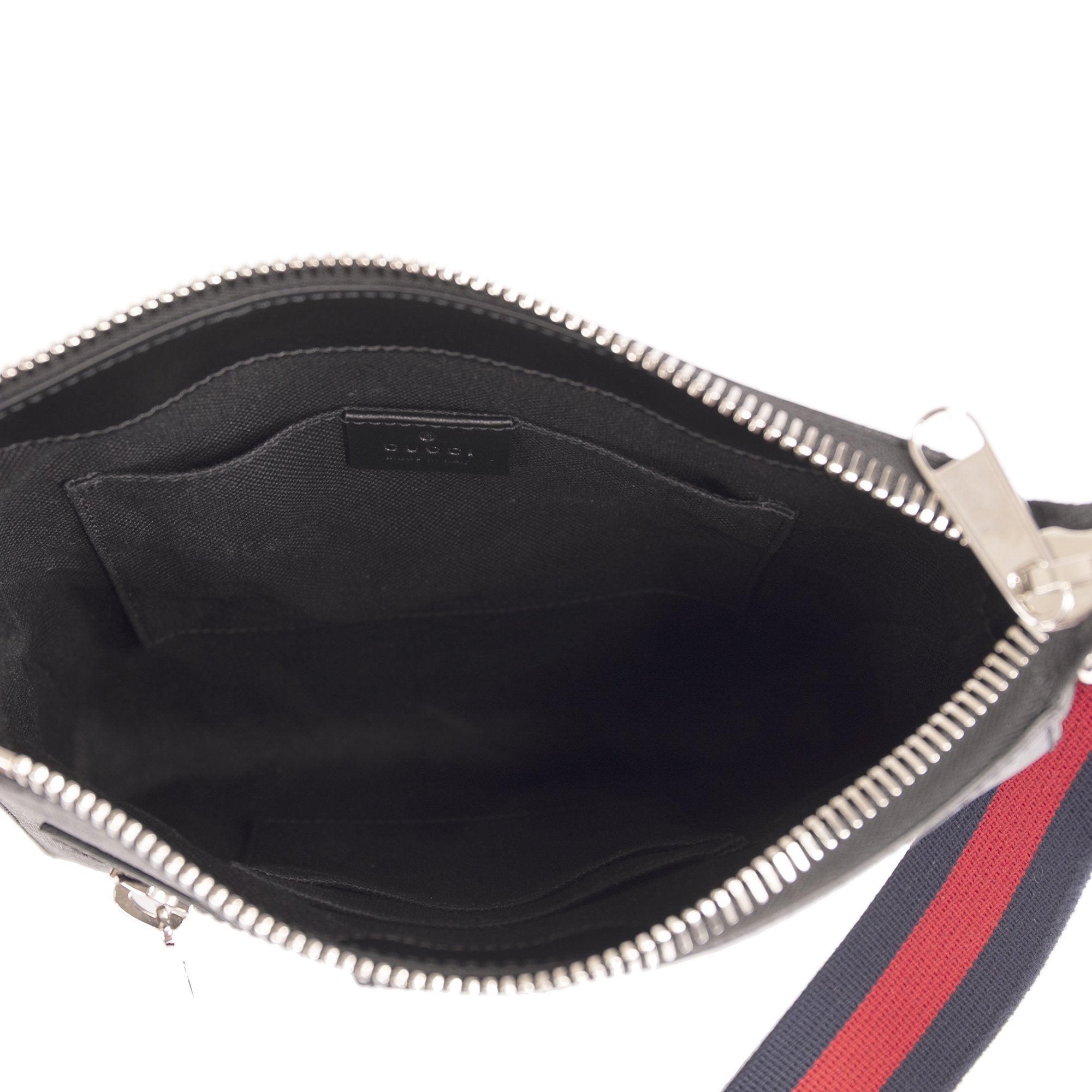 Gucci Small Black GG Supreme Messenger Bag w/ Box