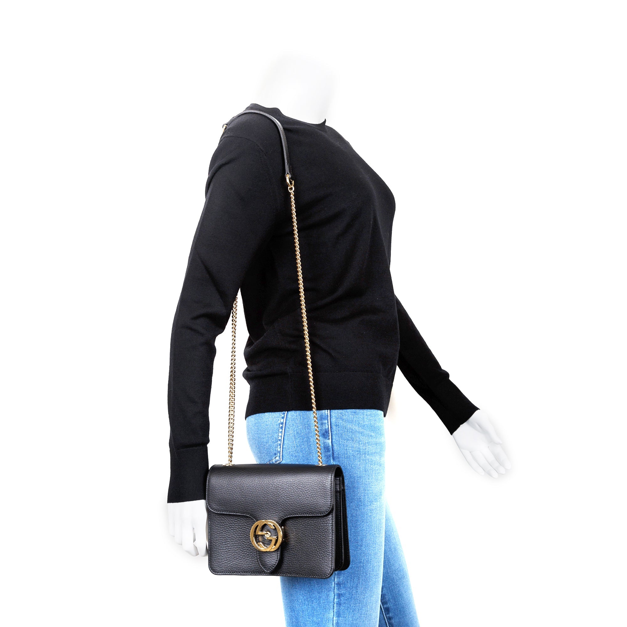 Gucci Small Dollar Interlocking G Shoulder Bag