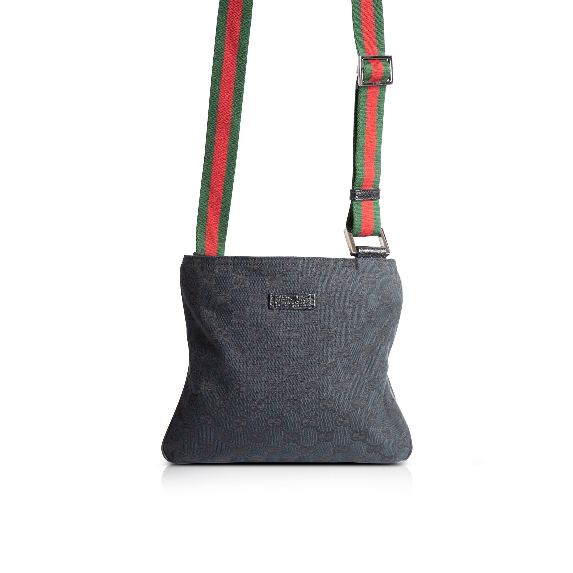 Gucci Small GG Canvas Web Crossbody Bag