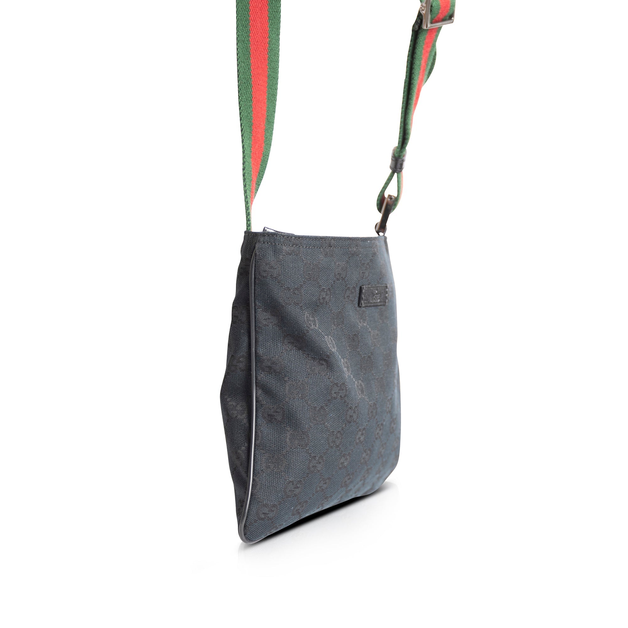 Gucci Small GG Canvas Web Crossbody Bag