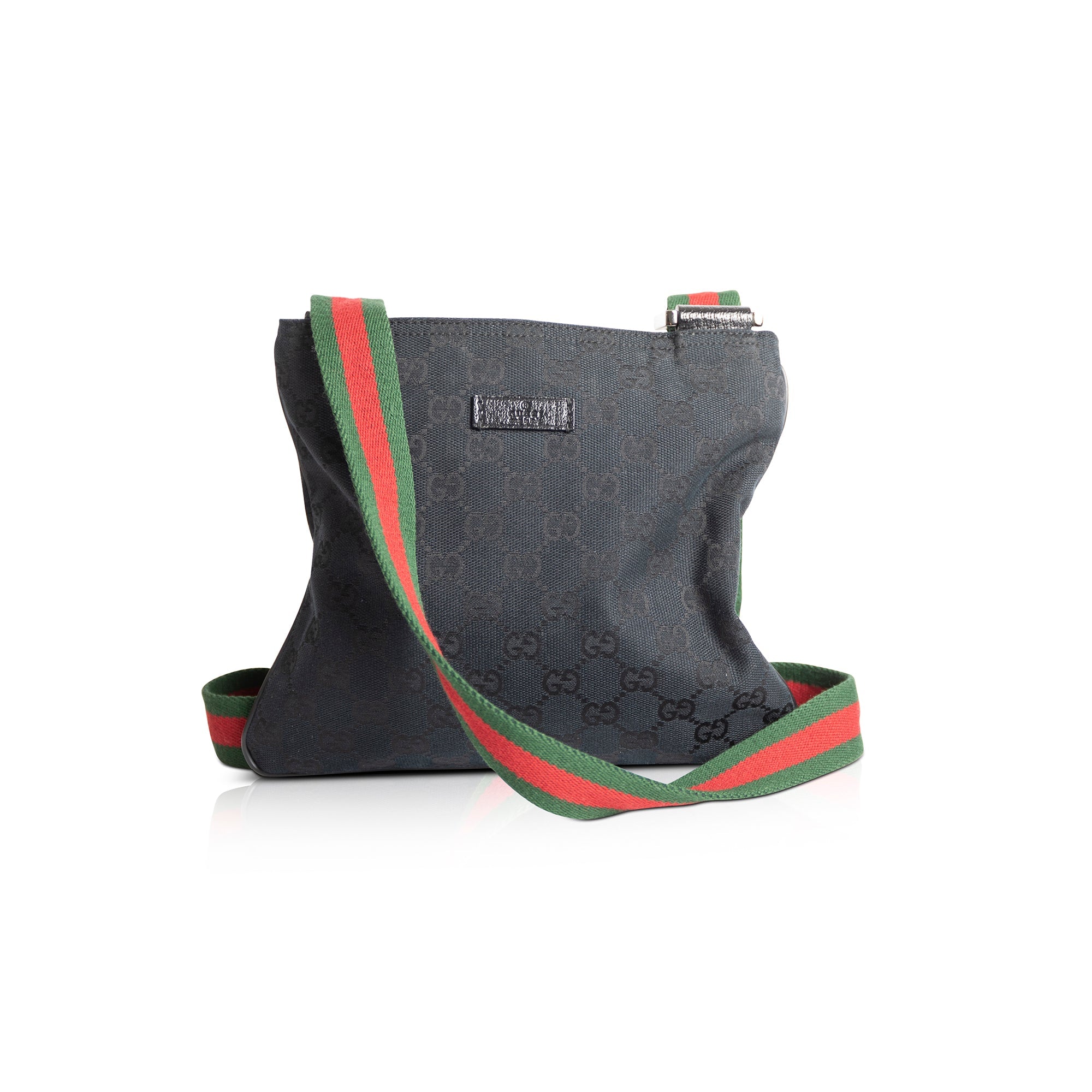 Gucci Small GG Canvas Web Crossbody Bag