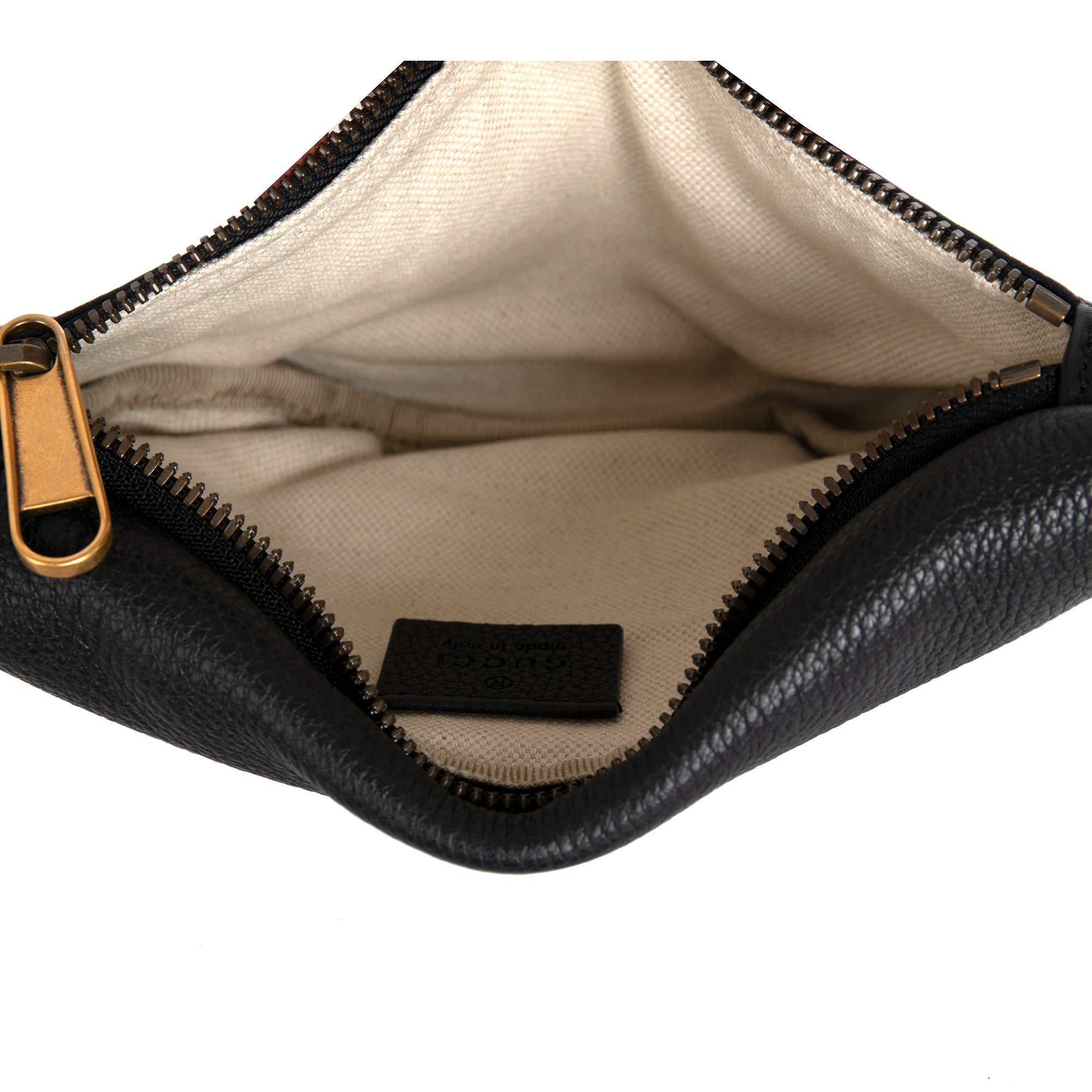 Gucci Small Logo Print Leather Belt Bag