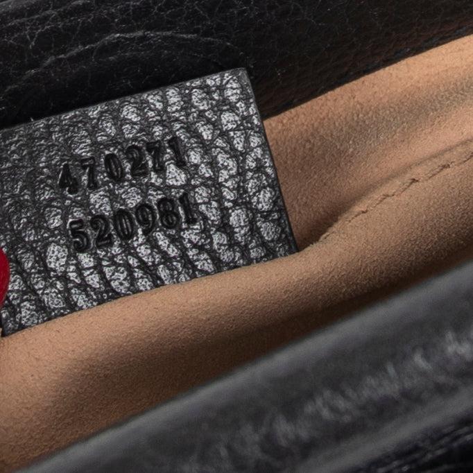 Gucci Small Nymphaea Web Bamboo Top Handle Bag