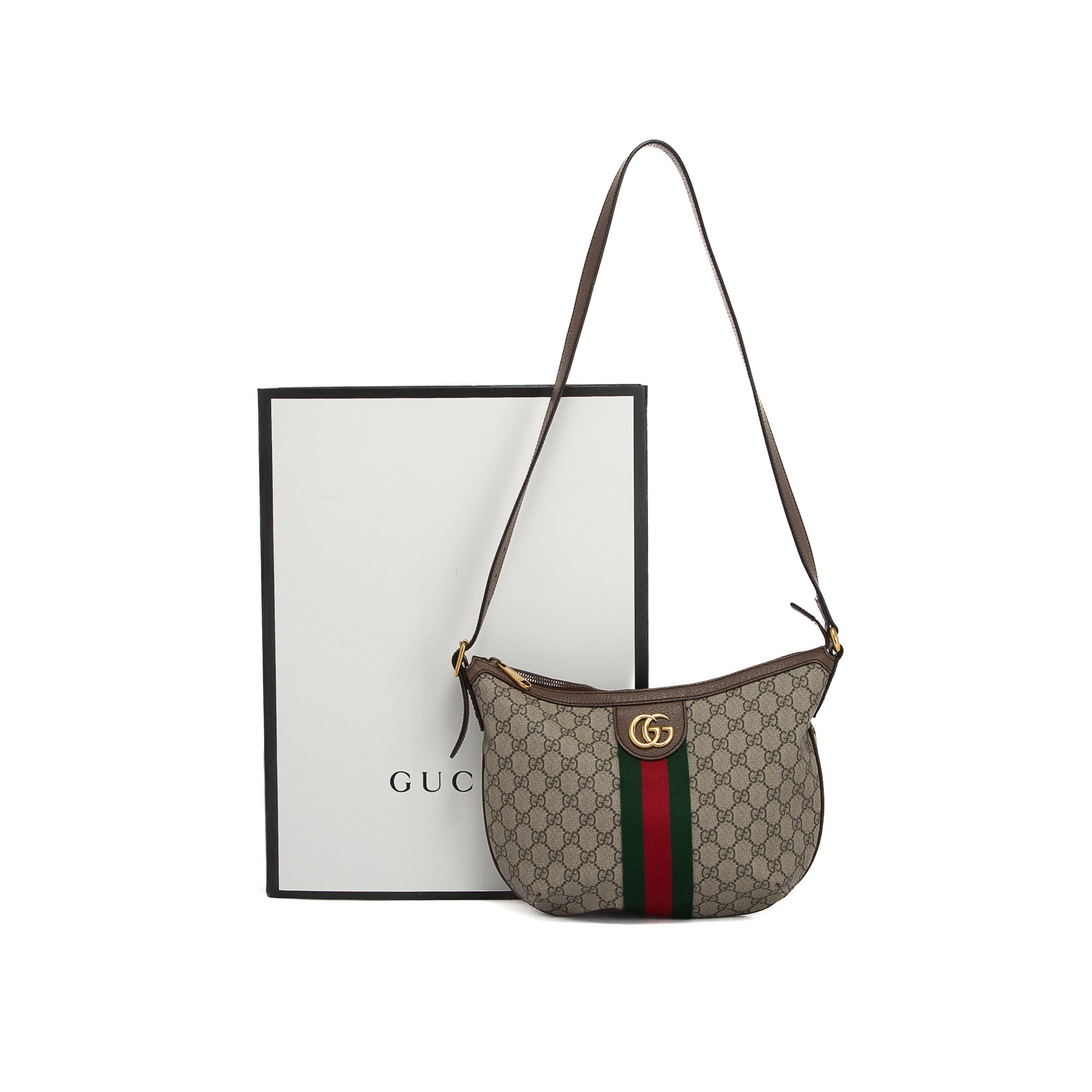 Gucci Small Ophidia GG Supreme Shoulder Bag w/ Box