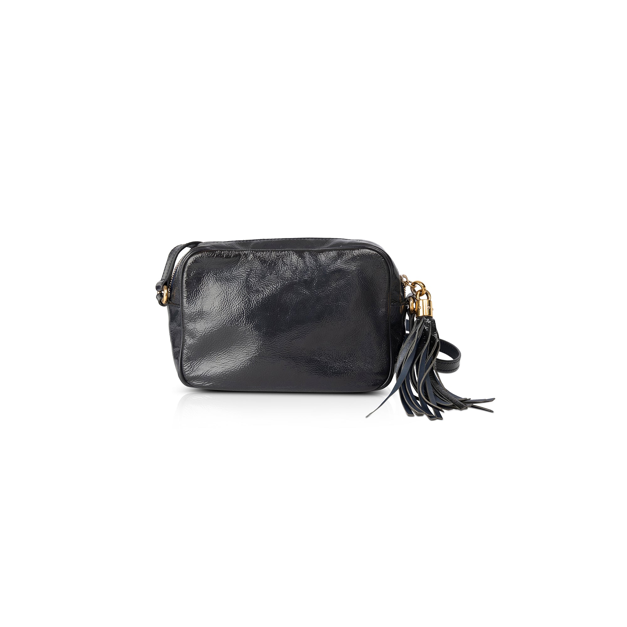 Gucci Small Patent Leather Soho Disco Crossbody Bag