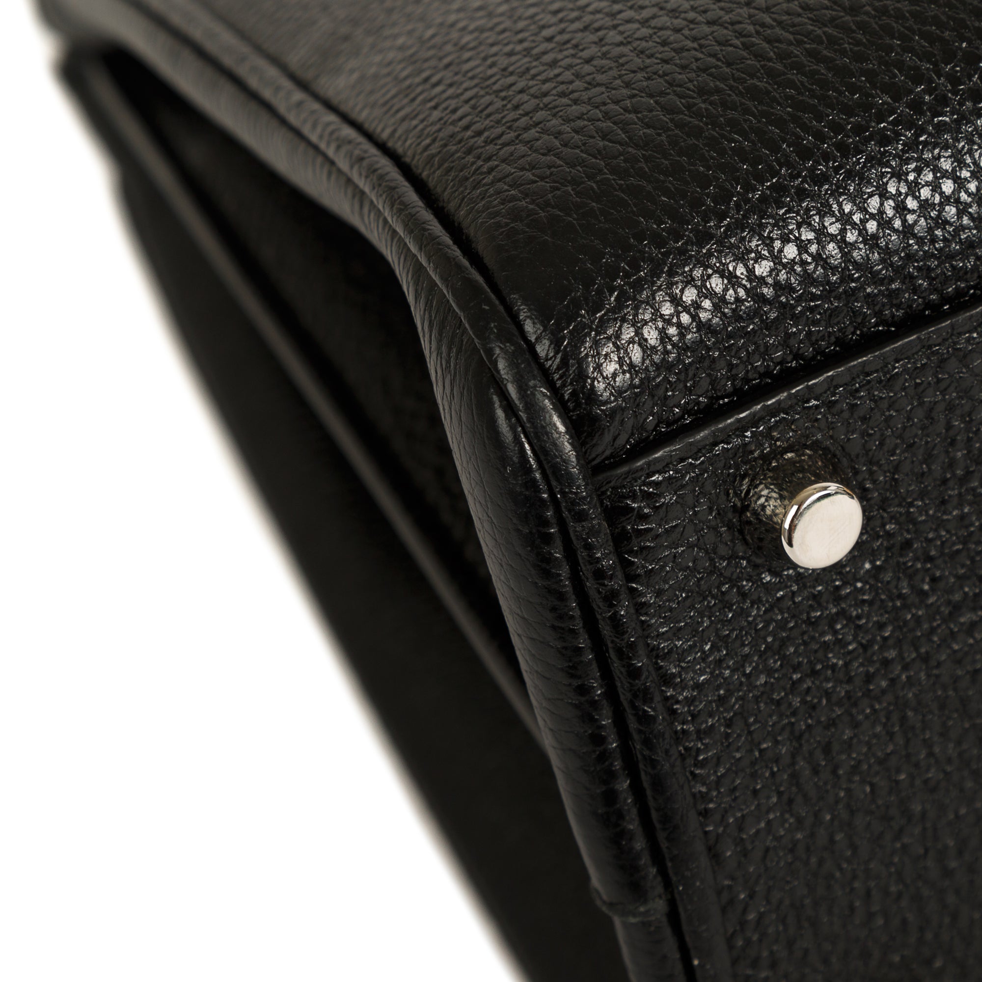 Gucci Small Zumi Leather Top Handle Bag w/ Strap