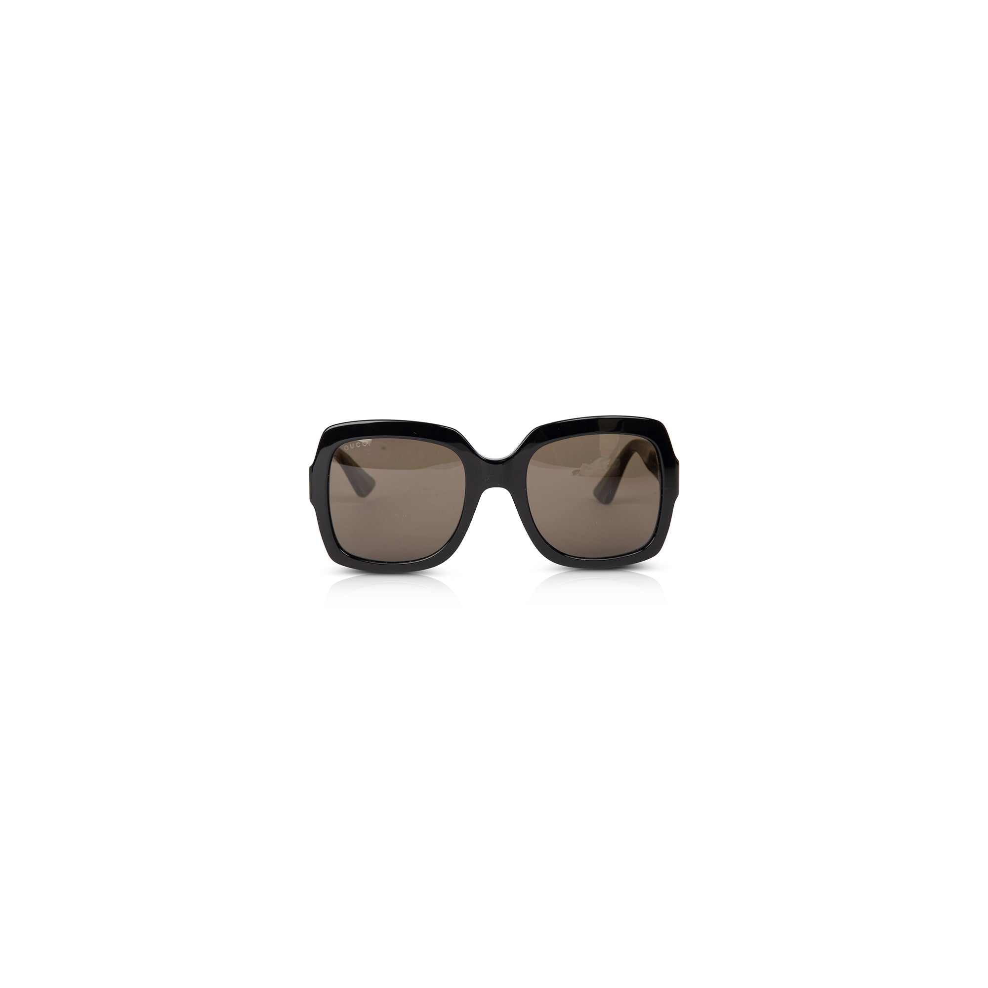 Gucci Square Web Sunglasses w/ Case