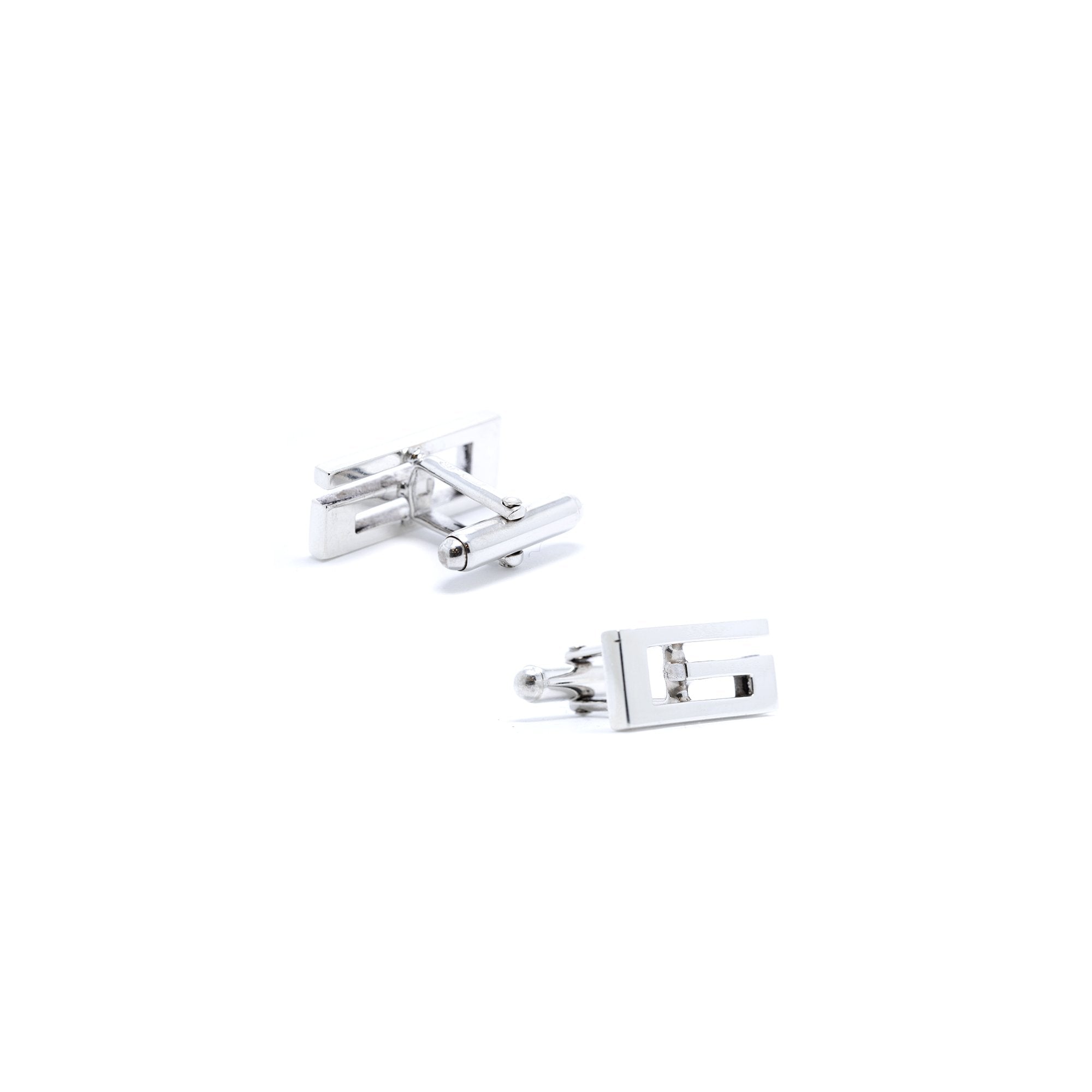 Gucci Sterling Silver G Cufflinks