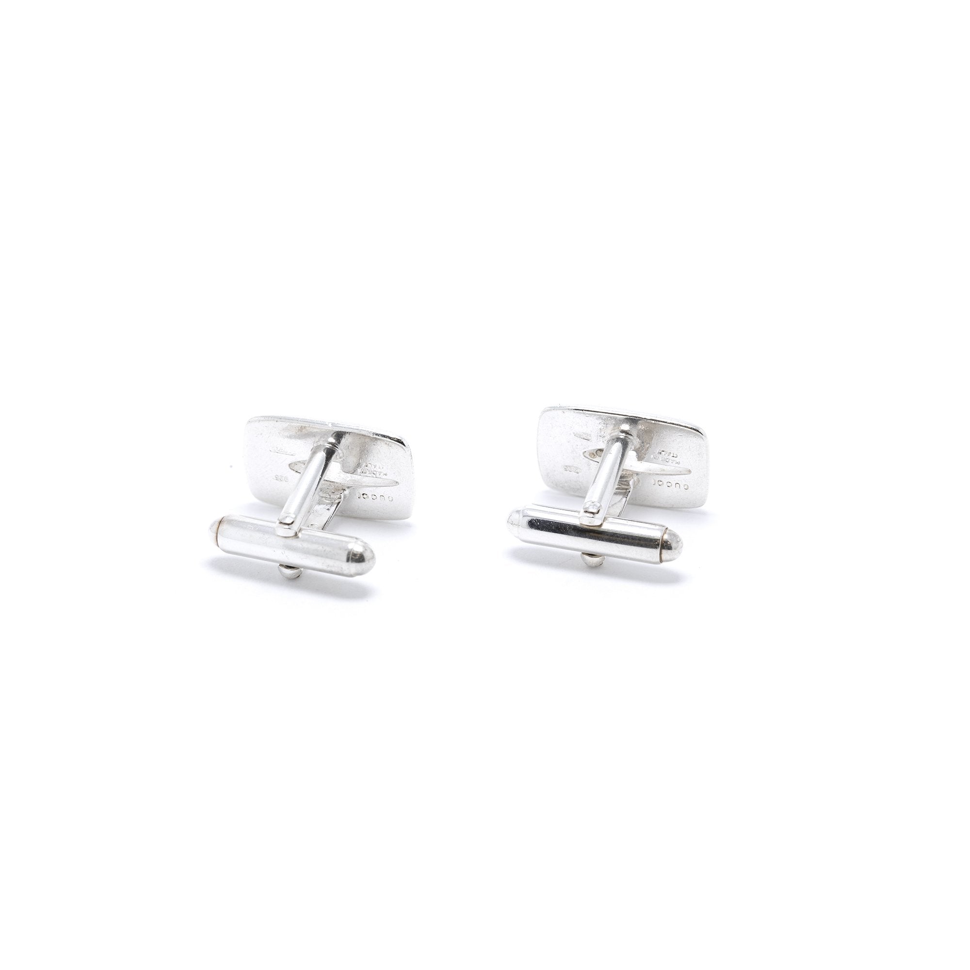 Gucci Sterling Silver G Cufflinks