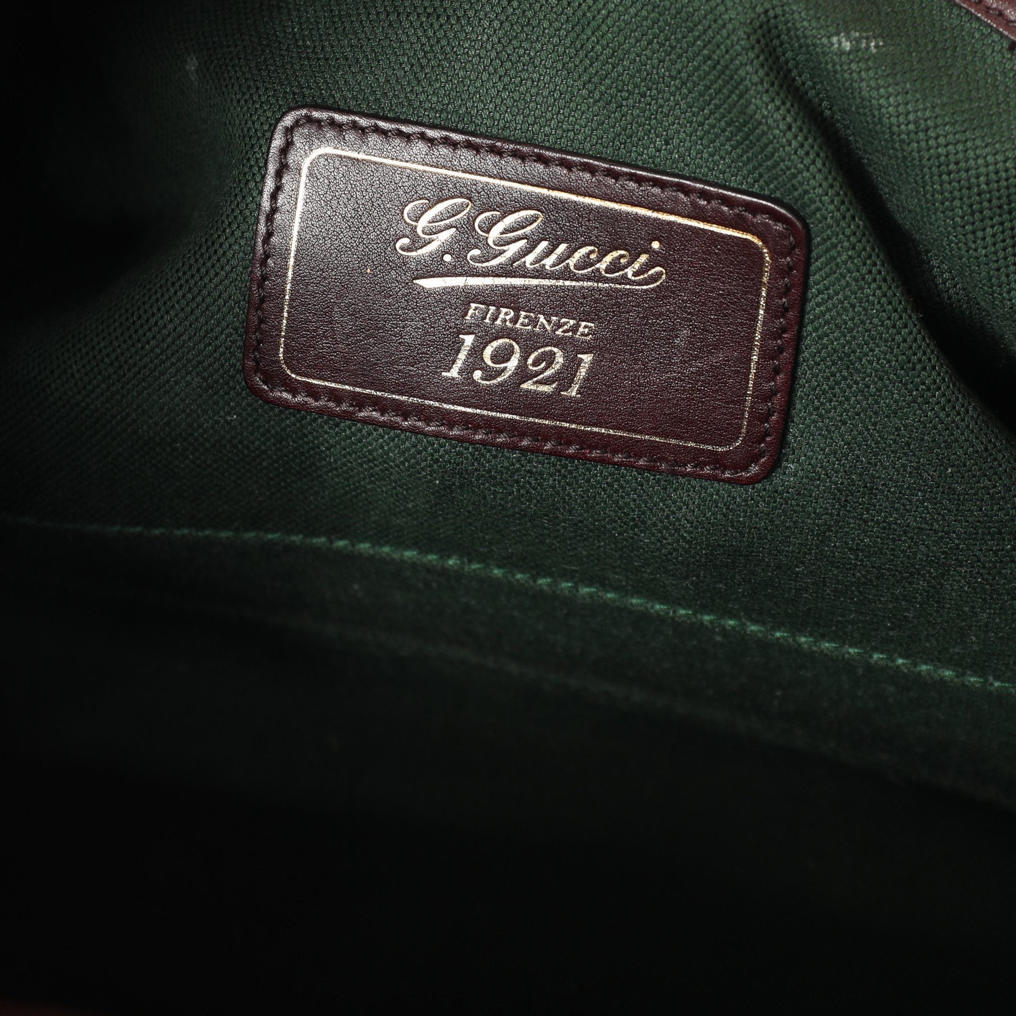 Gucci Stirrup Top Handle Bag