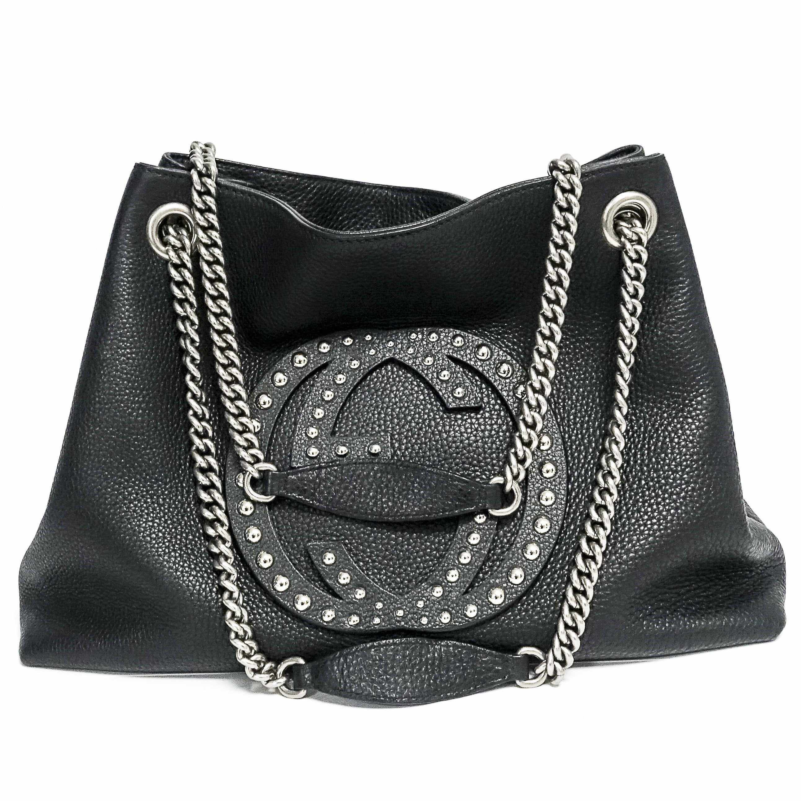 Gucci Studded Soho Shoulder Bag