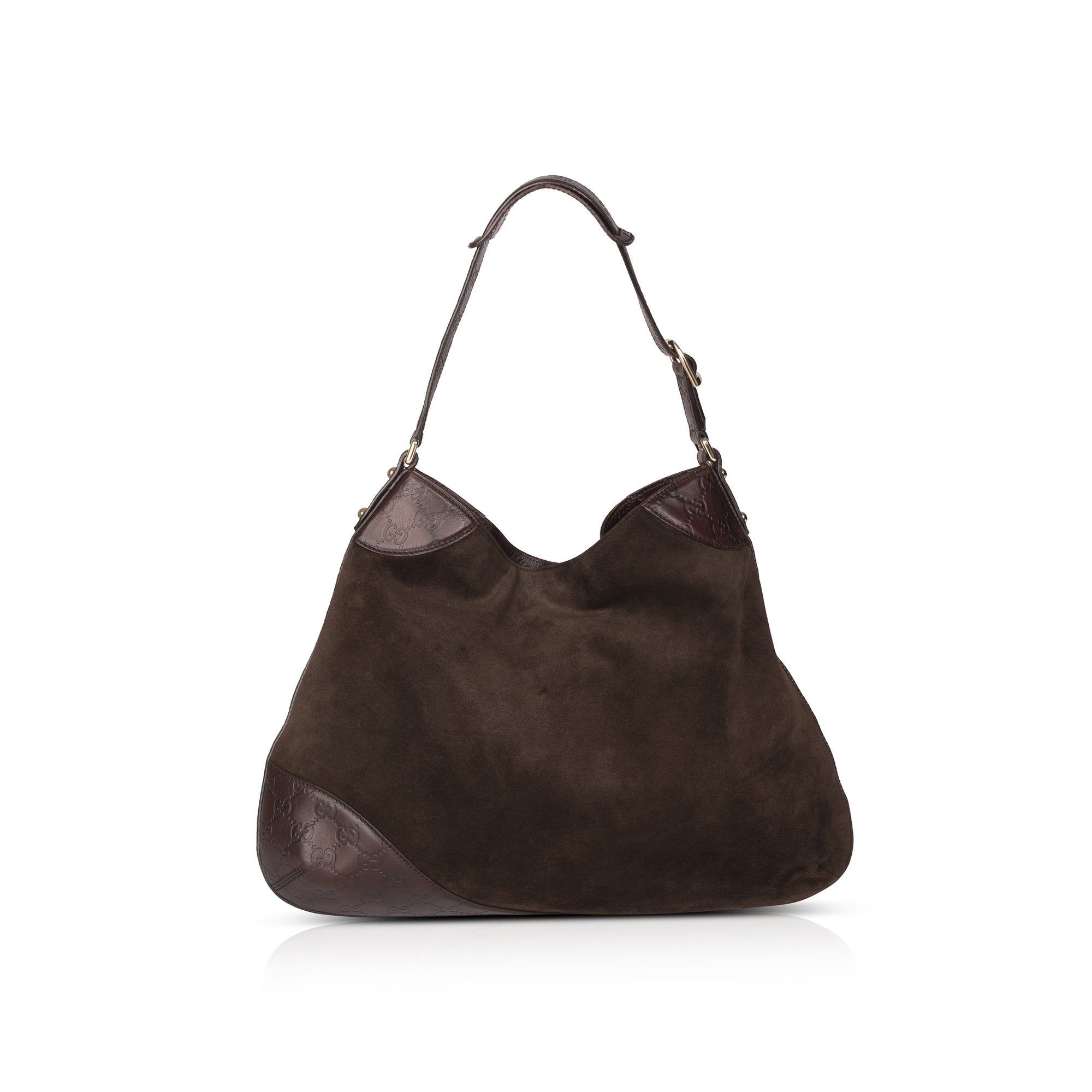 Gucci Suede Guccissima Hasler Hobo