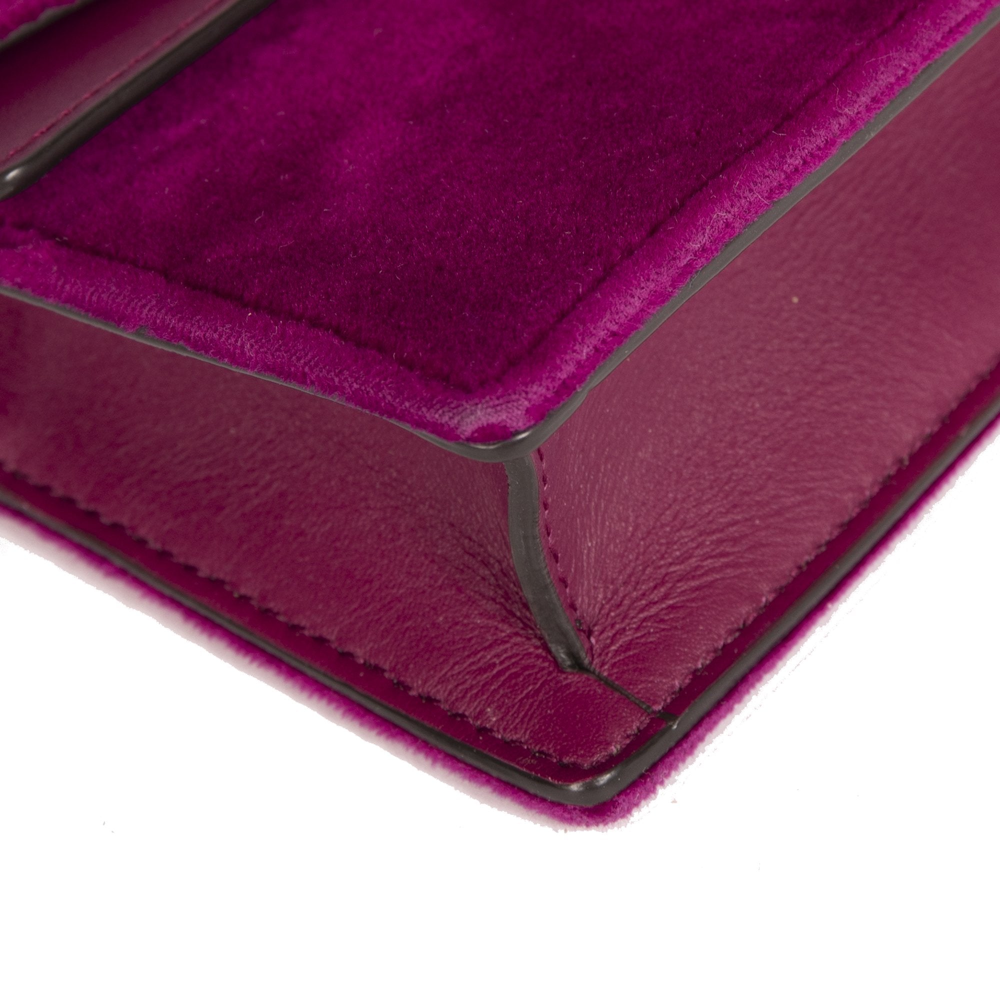 Gucci Super Mini Dionysus Velvet Chain Bag w/ Box