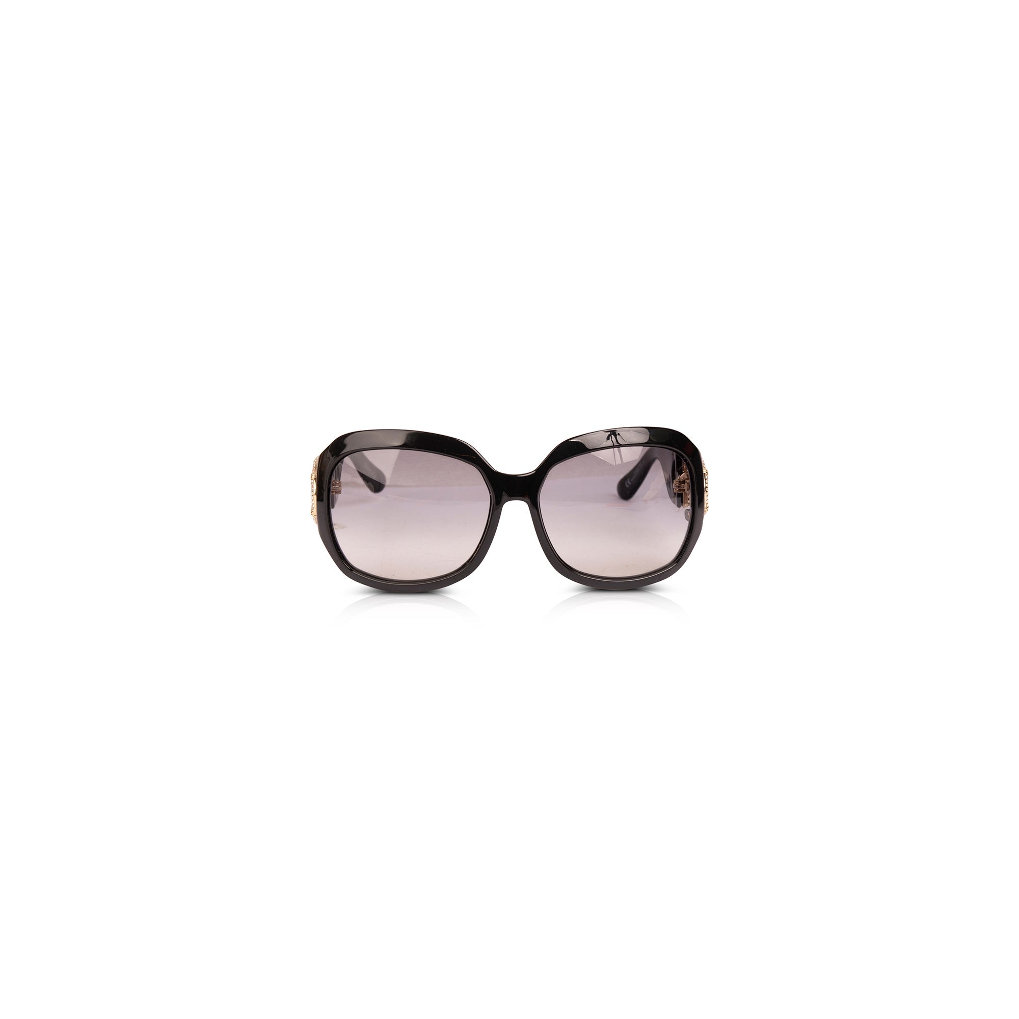 Gucci Swarovski Crystal Horsebit Sunglasses w/ Case