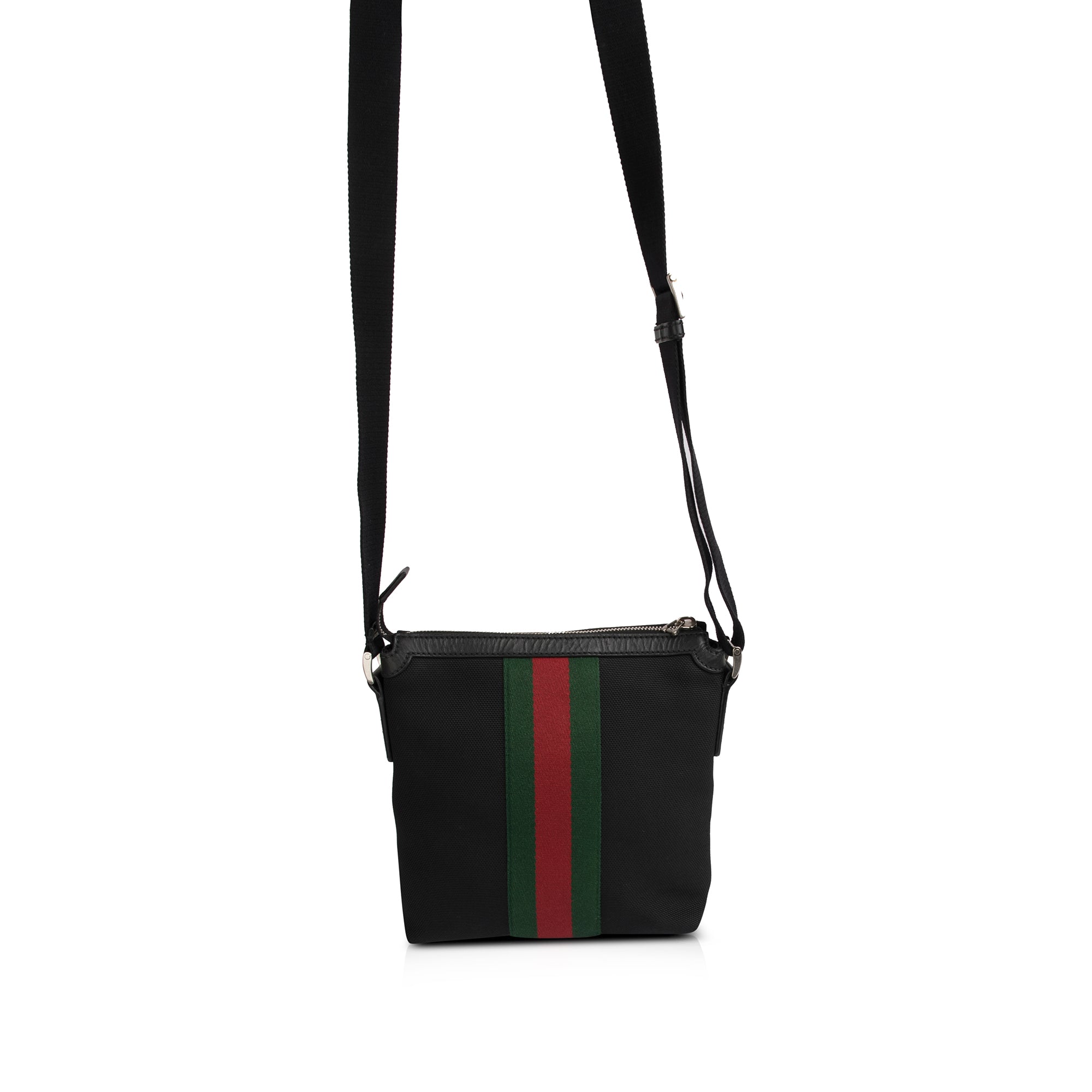 Gucci Techno Canvas Web Messenger Bag