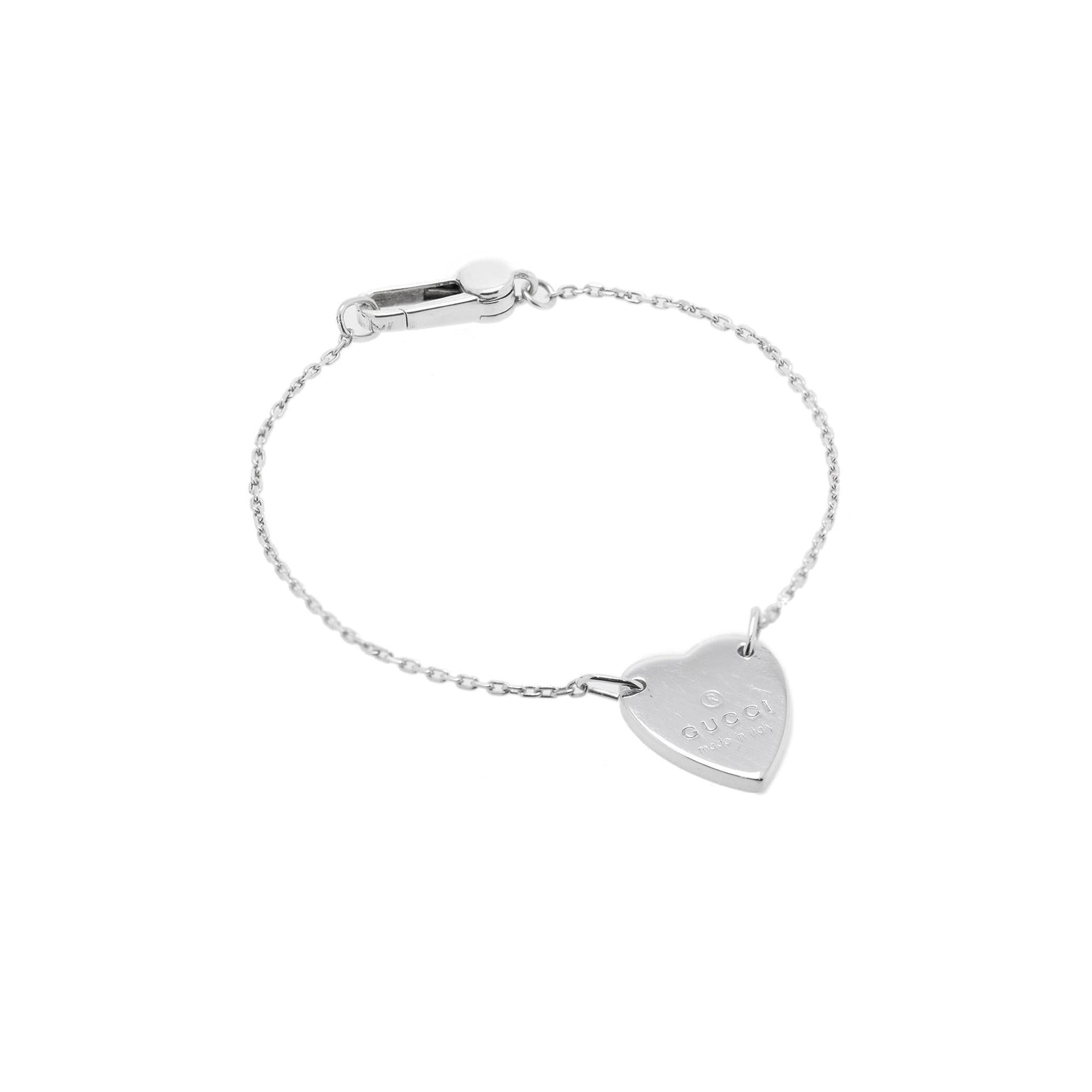 Gucci Trademark Heart Bracelet w/ Box