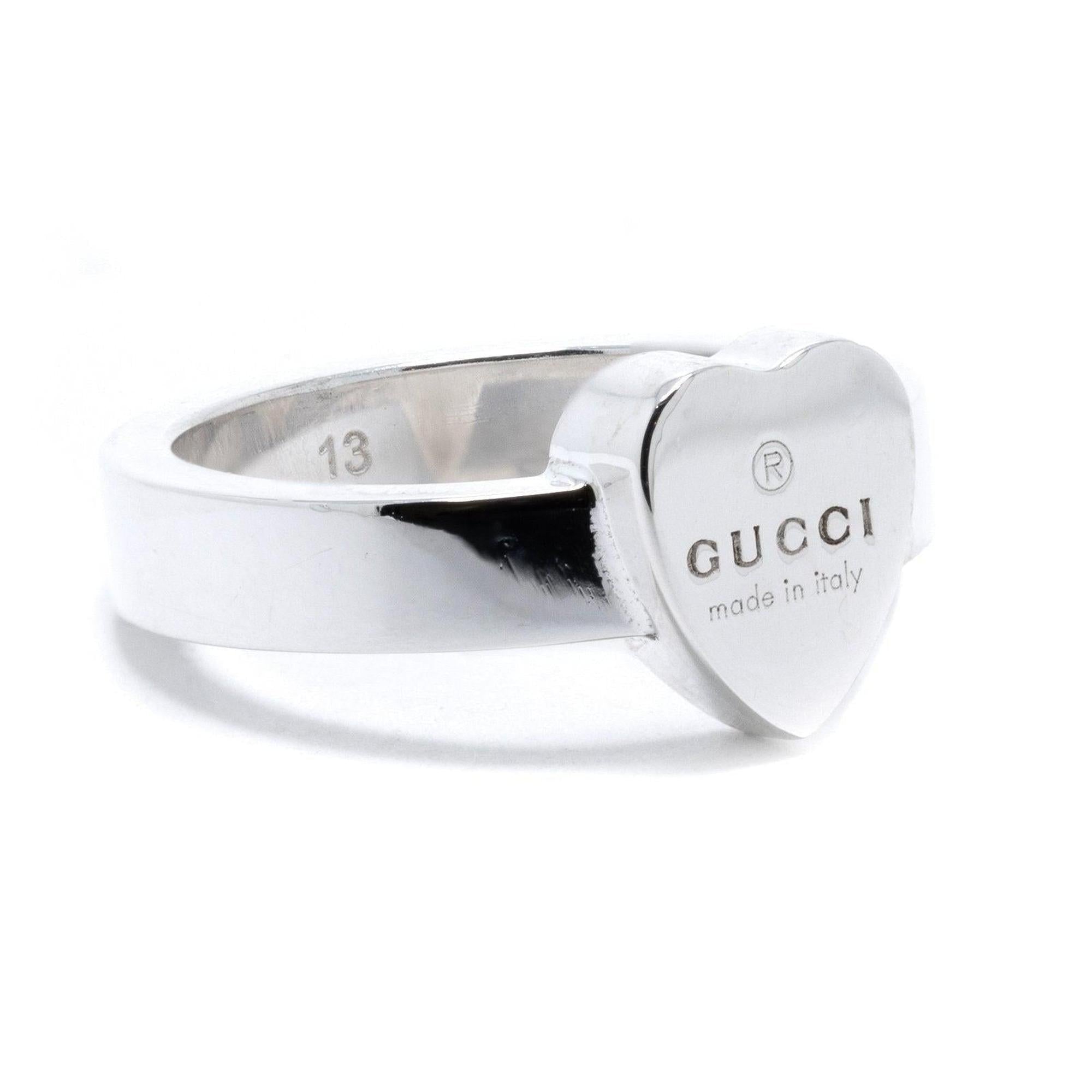 Gucci Trademark Heart Ring