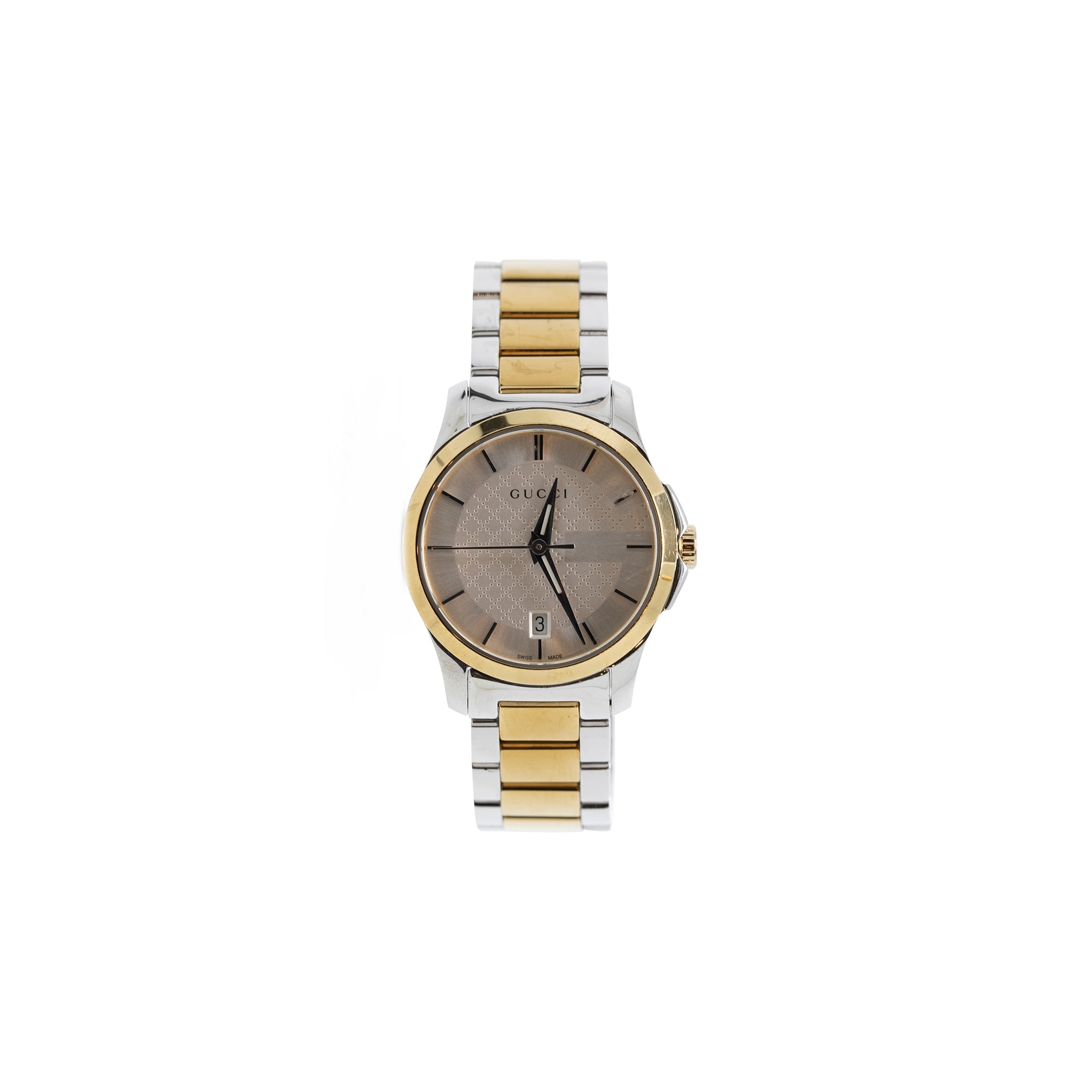 Gucci Two-Tone G-Timeless Watch w/ Box