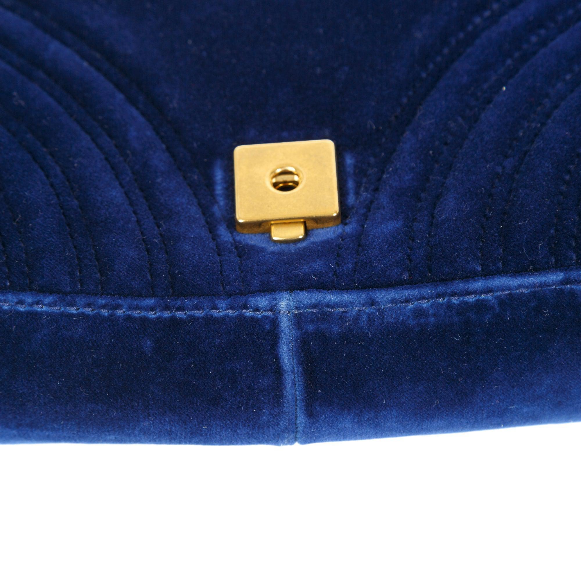 Gucci Velvet Matelasse GG Marmont Medium Shoulder Bag