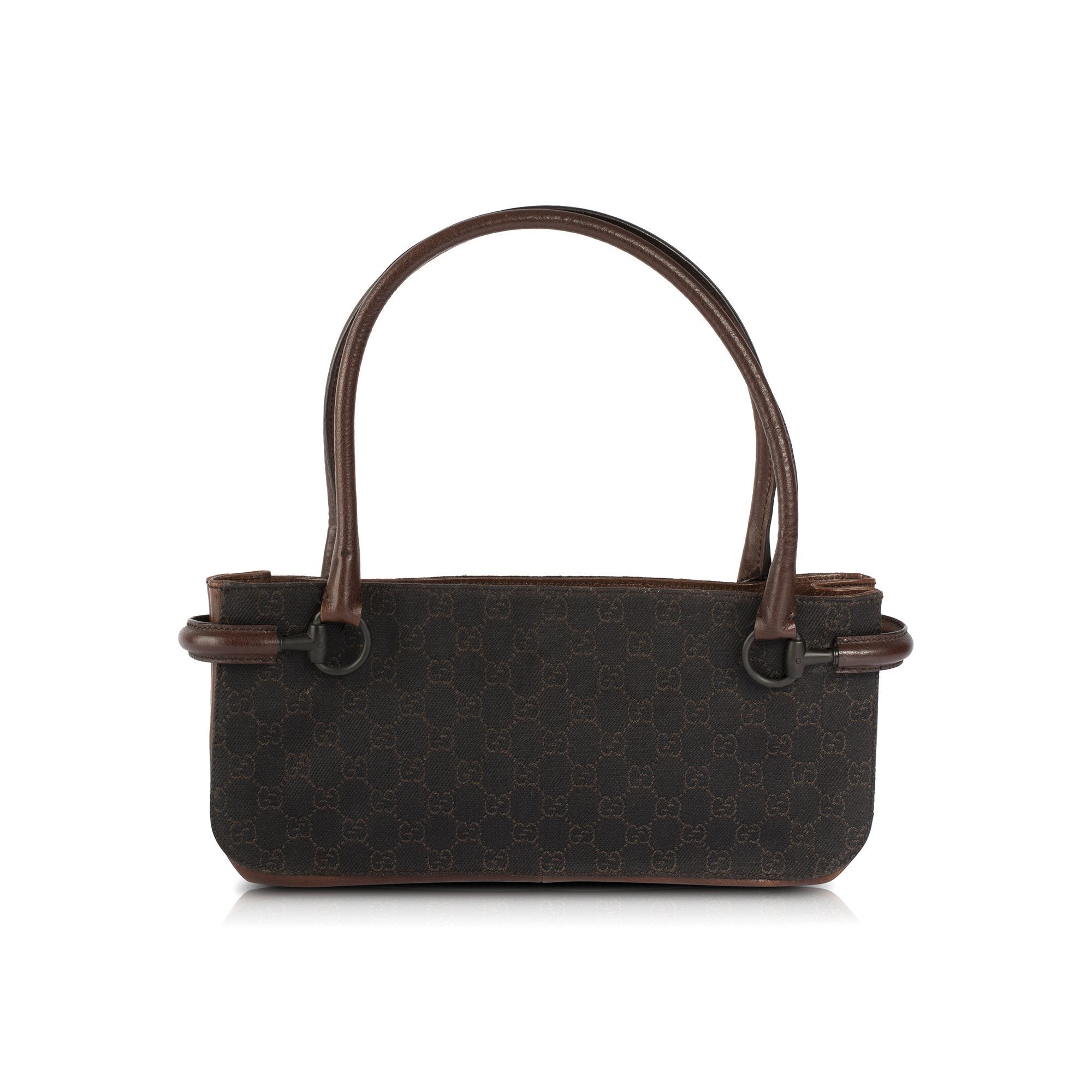 Gucci Vintage GG Canvas Shoulder Bag