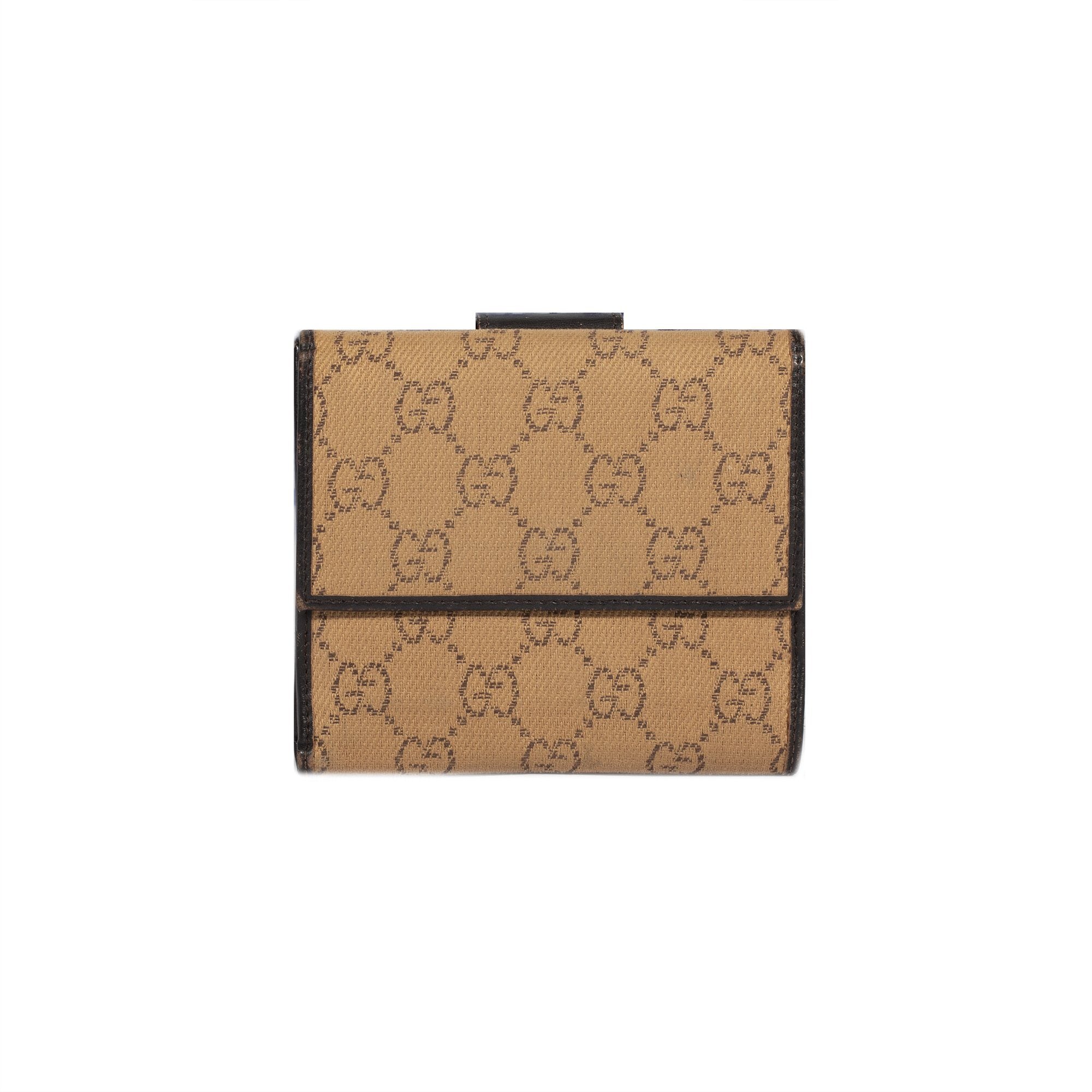 Gucci Vintage Monogram Compact Wallet