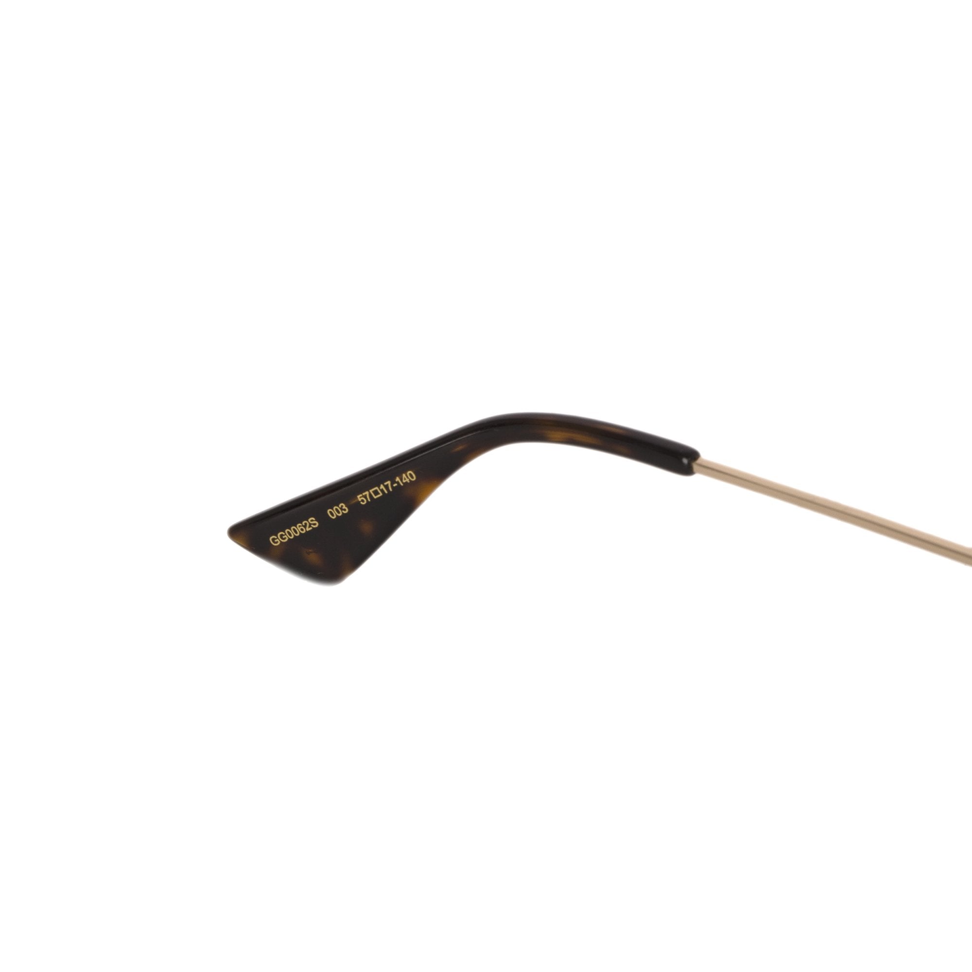 Gucci Web Accent Aviator Sunglasses w/ Case