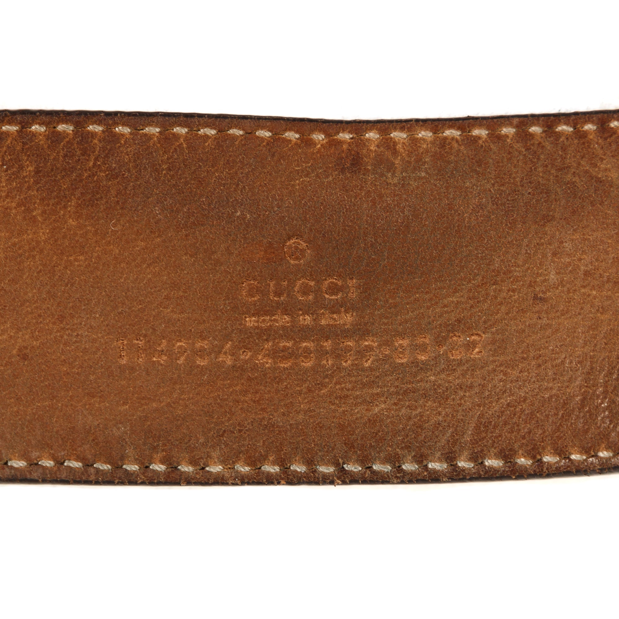 Gucci Web Leather Belt with G Buckle