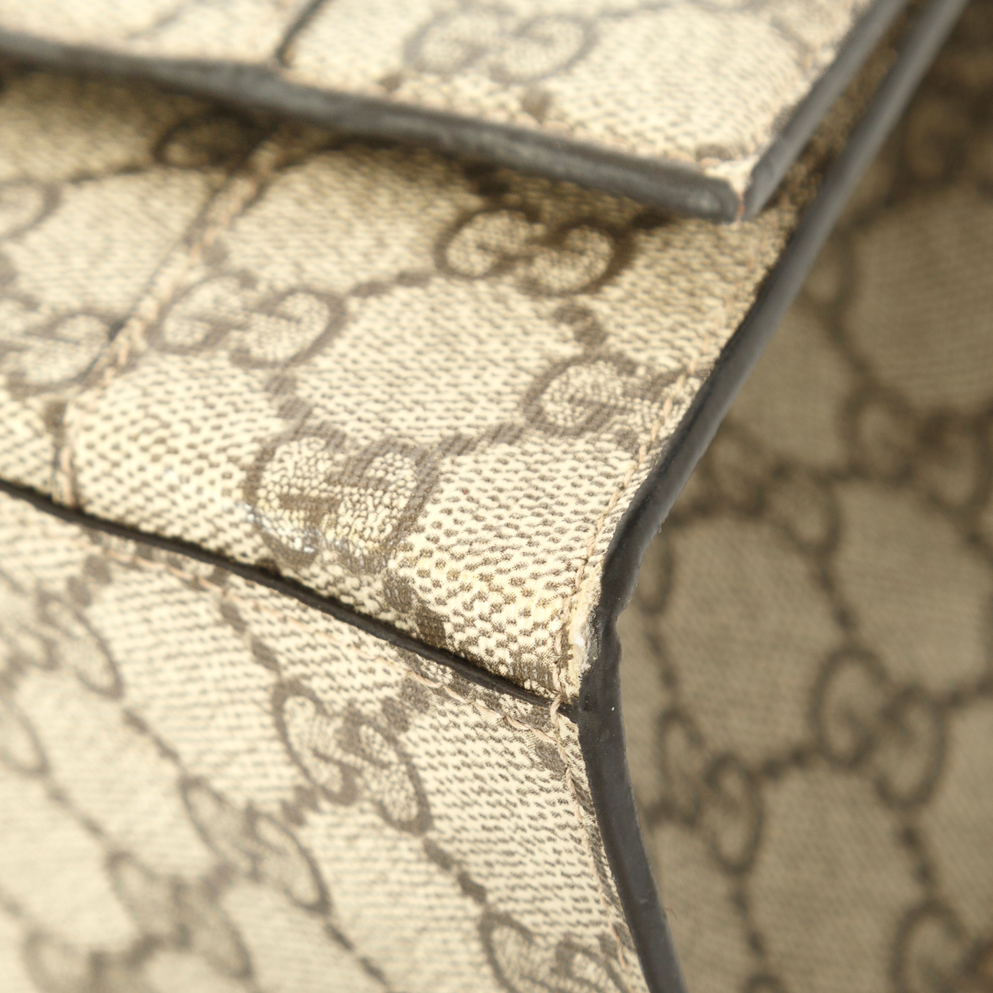 Gucci X Balenciaga The Hacker Project GG Supreme Hourglass Small Top Handle Bag