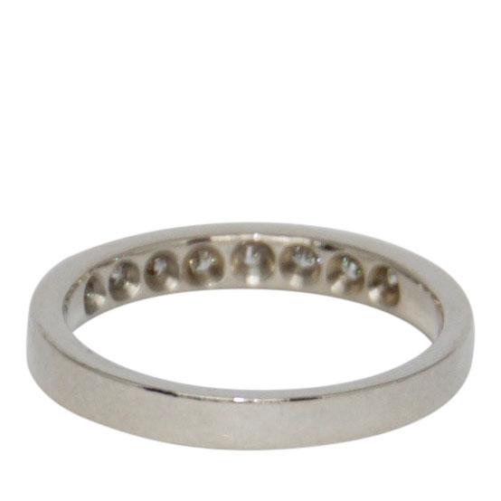 Half-Circle Diamond Wedding Band Ring