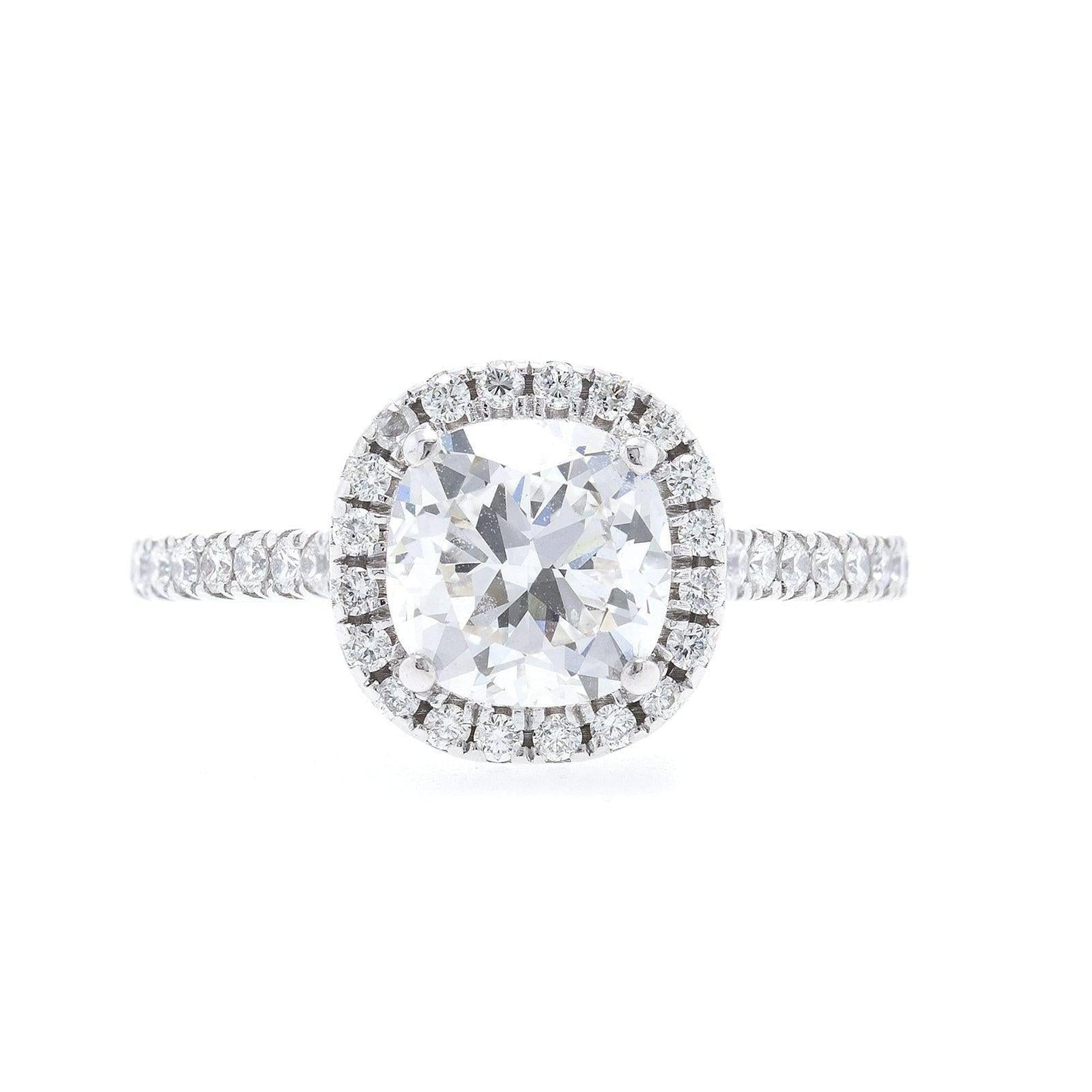 Halo Design Diamond Engagement Ring