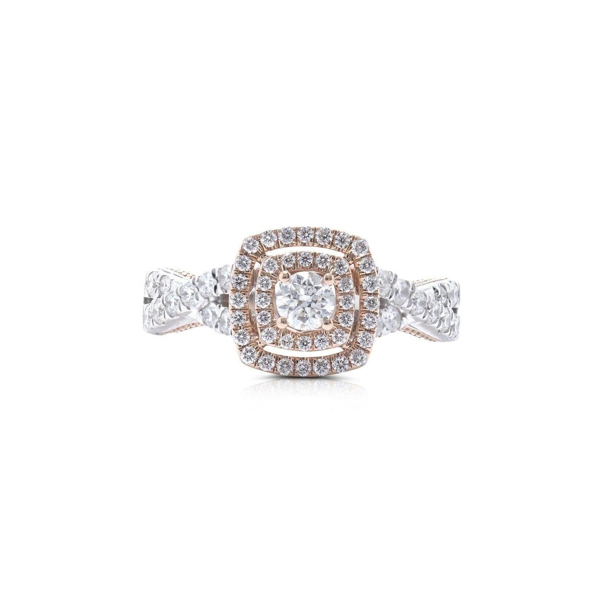 Halo Design Diamond Engagement Ring