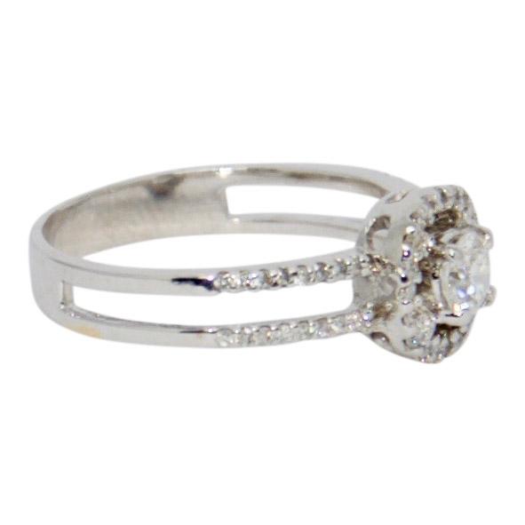 Halo Diamond Engagement Ring