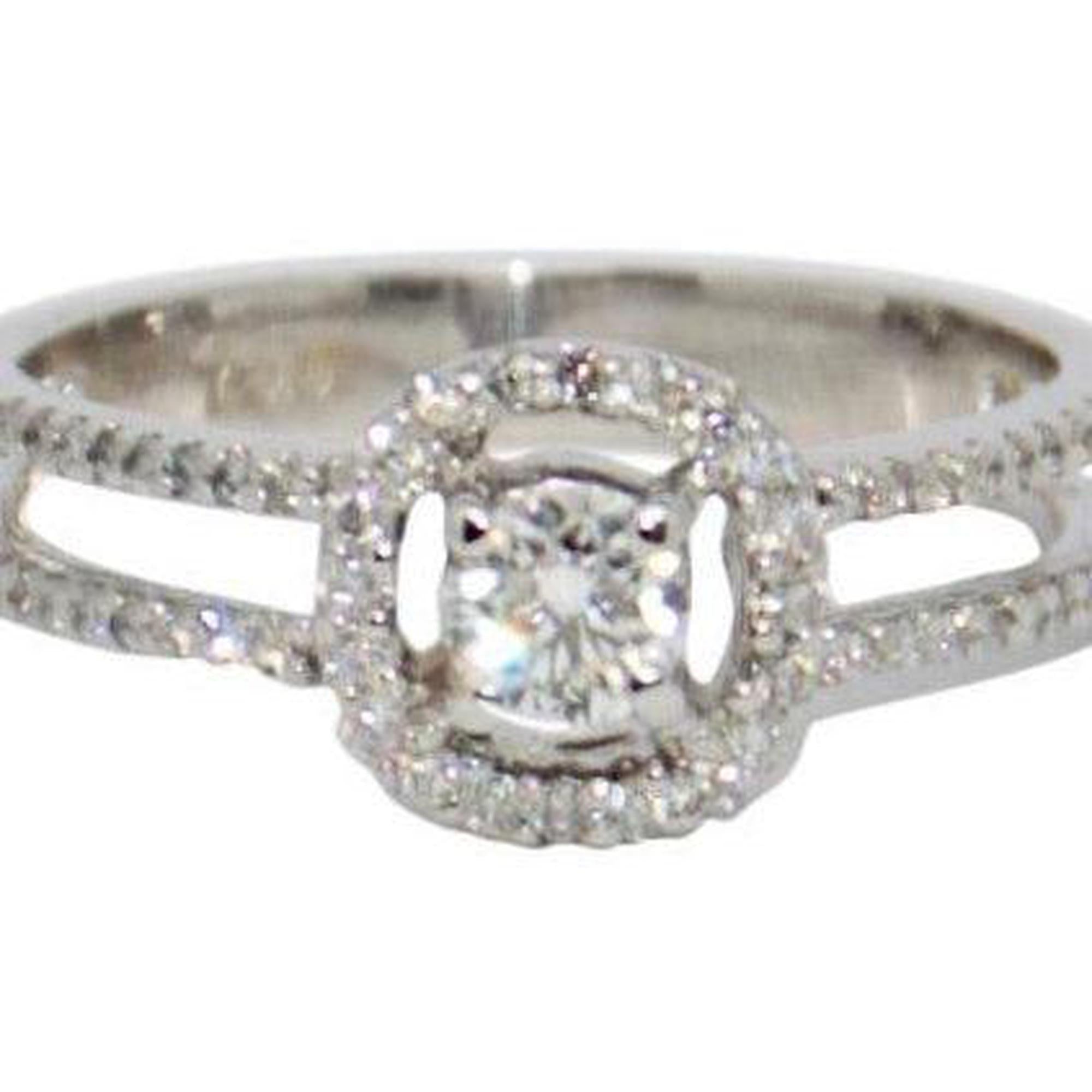 Halo Diamond Engagement Ring