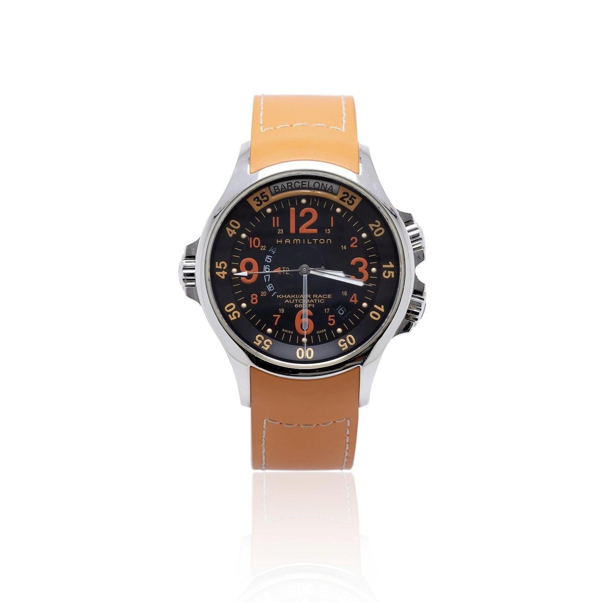 Hamilton Khaki GMT Air Race Auto Watch w/ Box