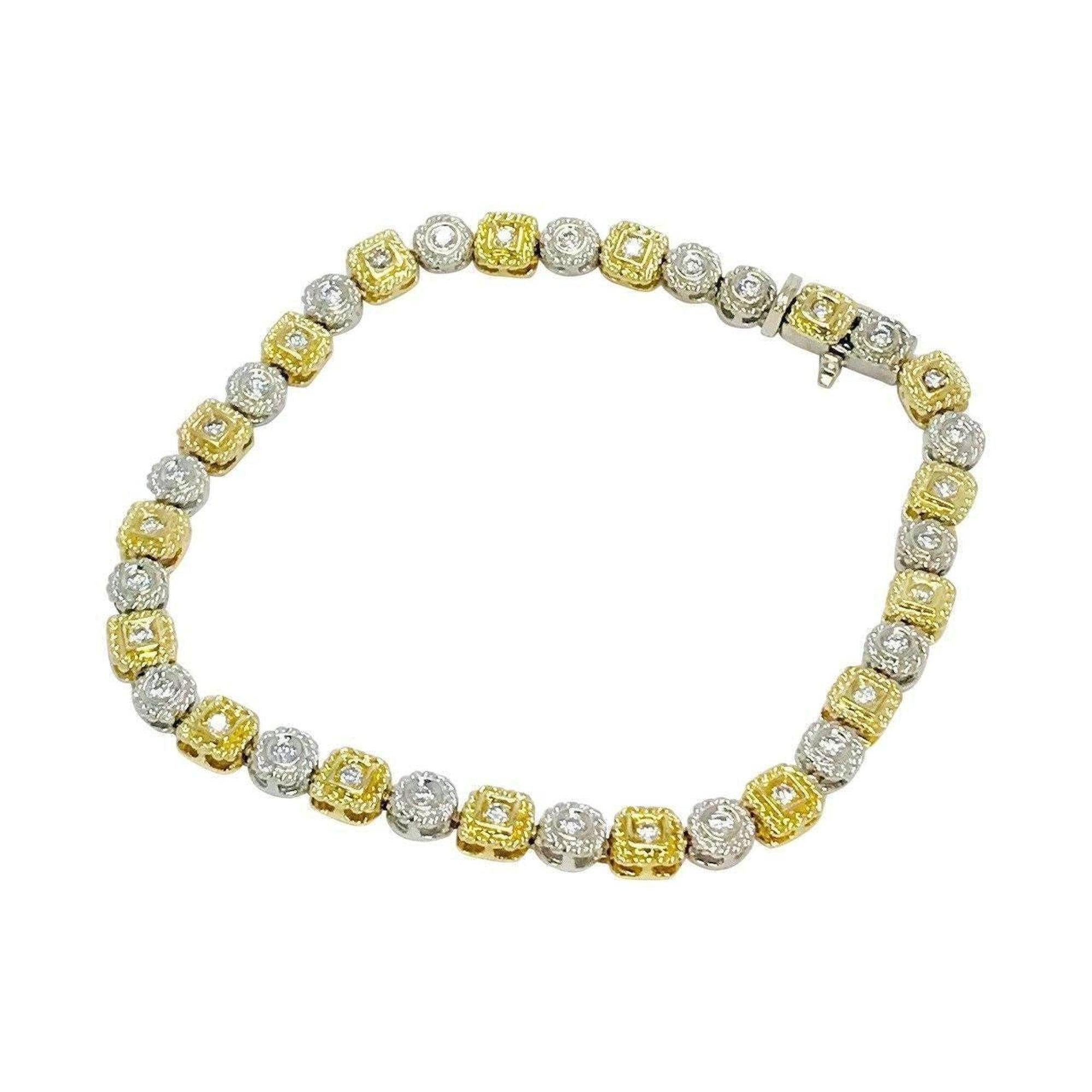 Hand Assembled Diamond Bracelet