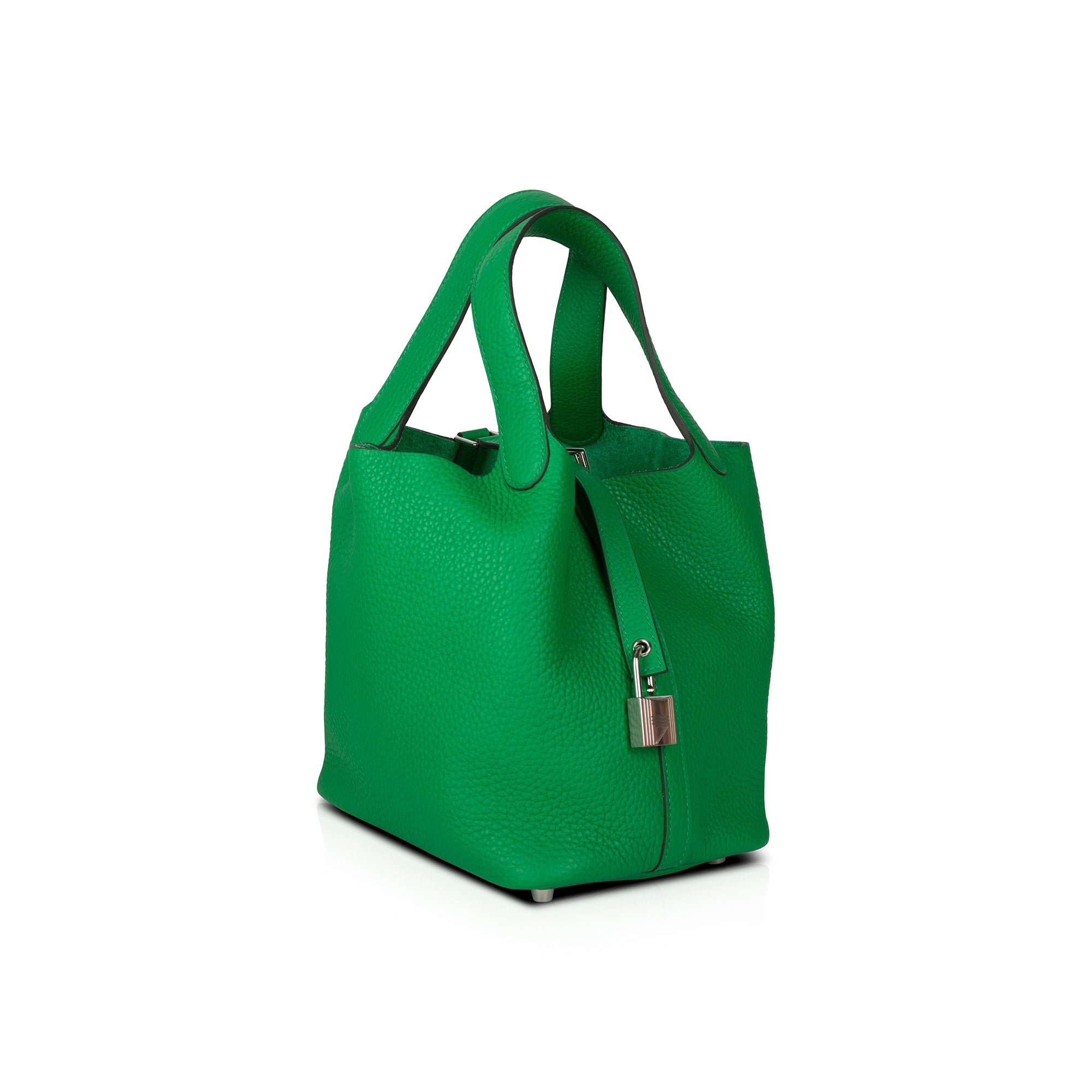 Hermes 2020 Bambou Taurillon Clemence Picotin Lock 18 w/ Box