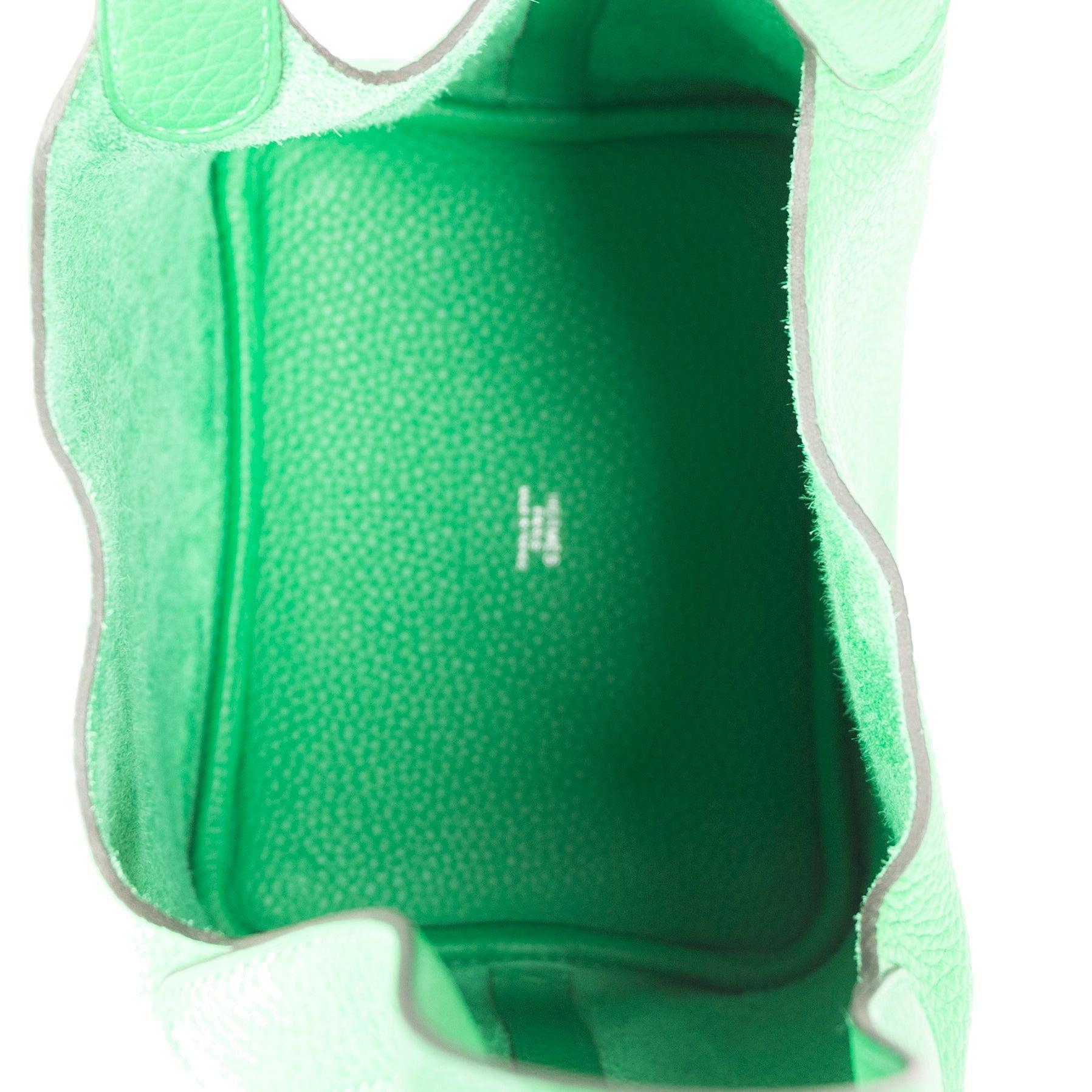 Hermes 2020 Bambou Taurillon Clemence Picotin Lock 18 w/ Box