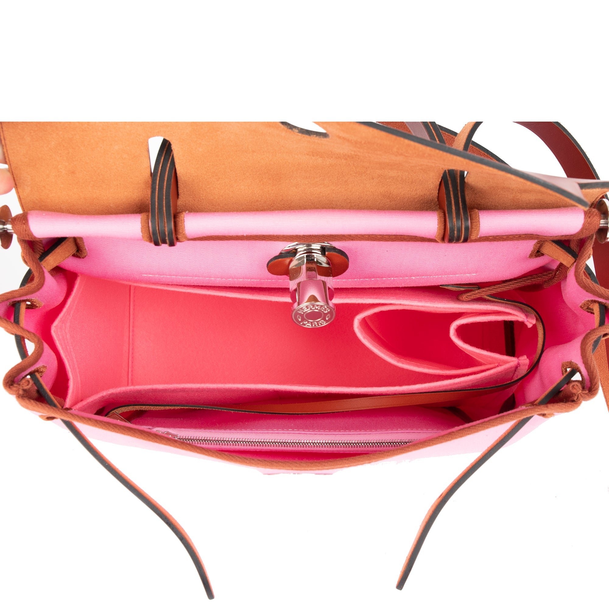 Hermes 2020 Toile Officier & Vache Hunter Herbag Zip Retourne 31 w/ Box & Receipt