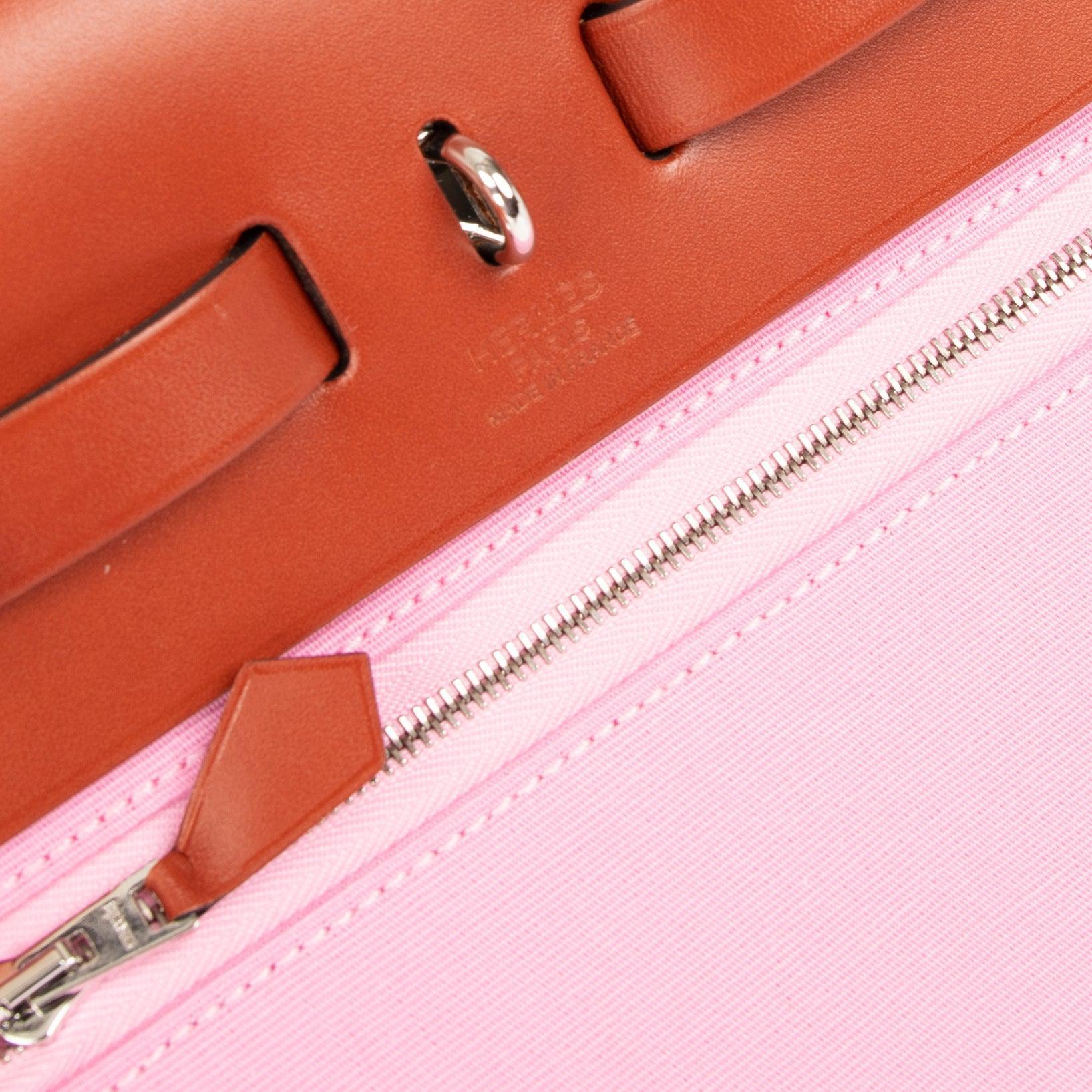 Hermes 2020 Toile Officier & Vache Hunter Herbag Zip Retourne 31 w/ Box & Receipt