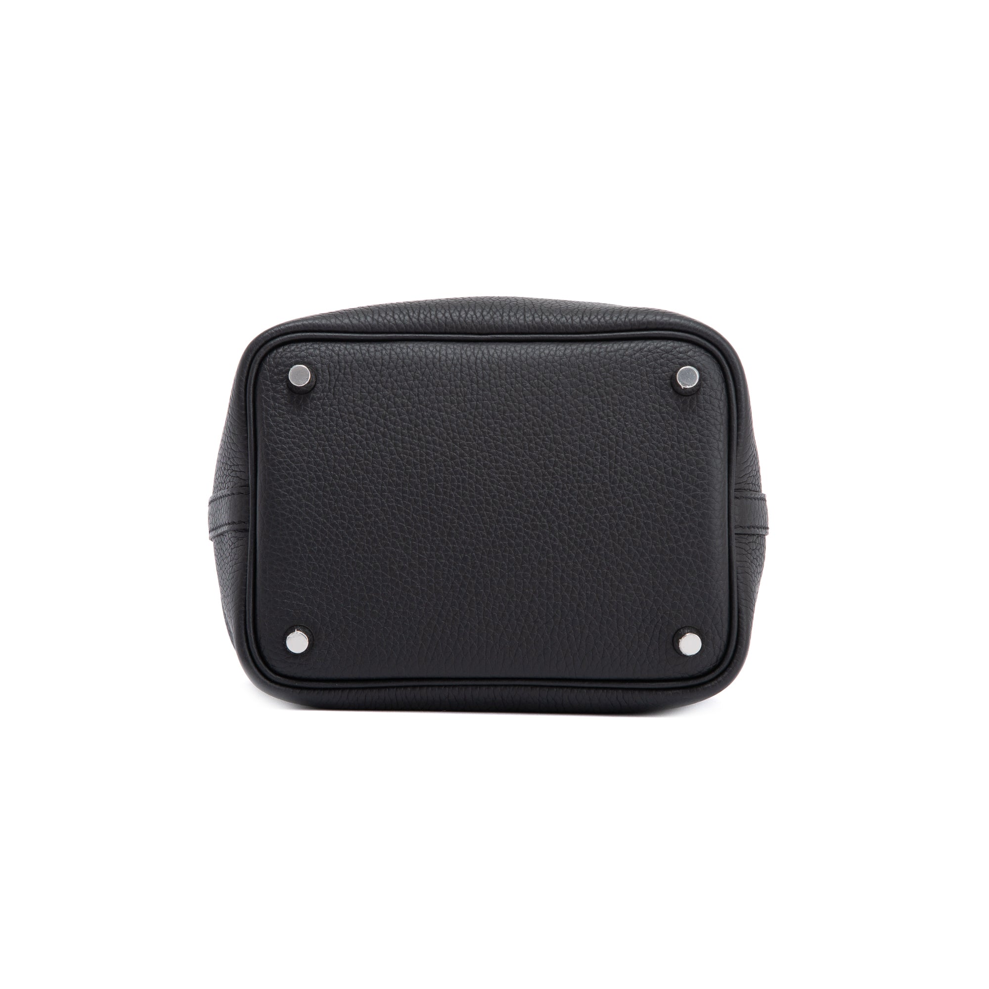 Hermes 2021 Black Taurillon Clemence Picotin Lock 18 w/ Box