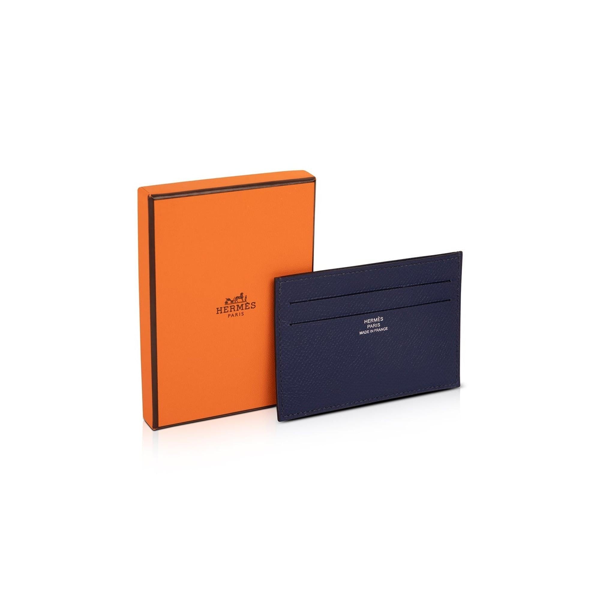 Hermes 2021 Citizen Twill Card Holder w/ Box