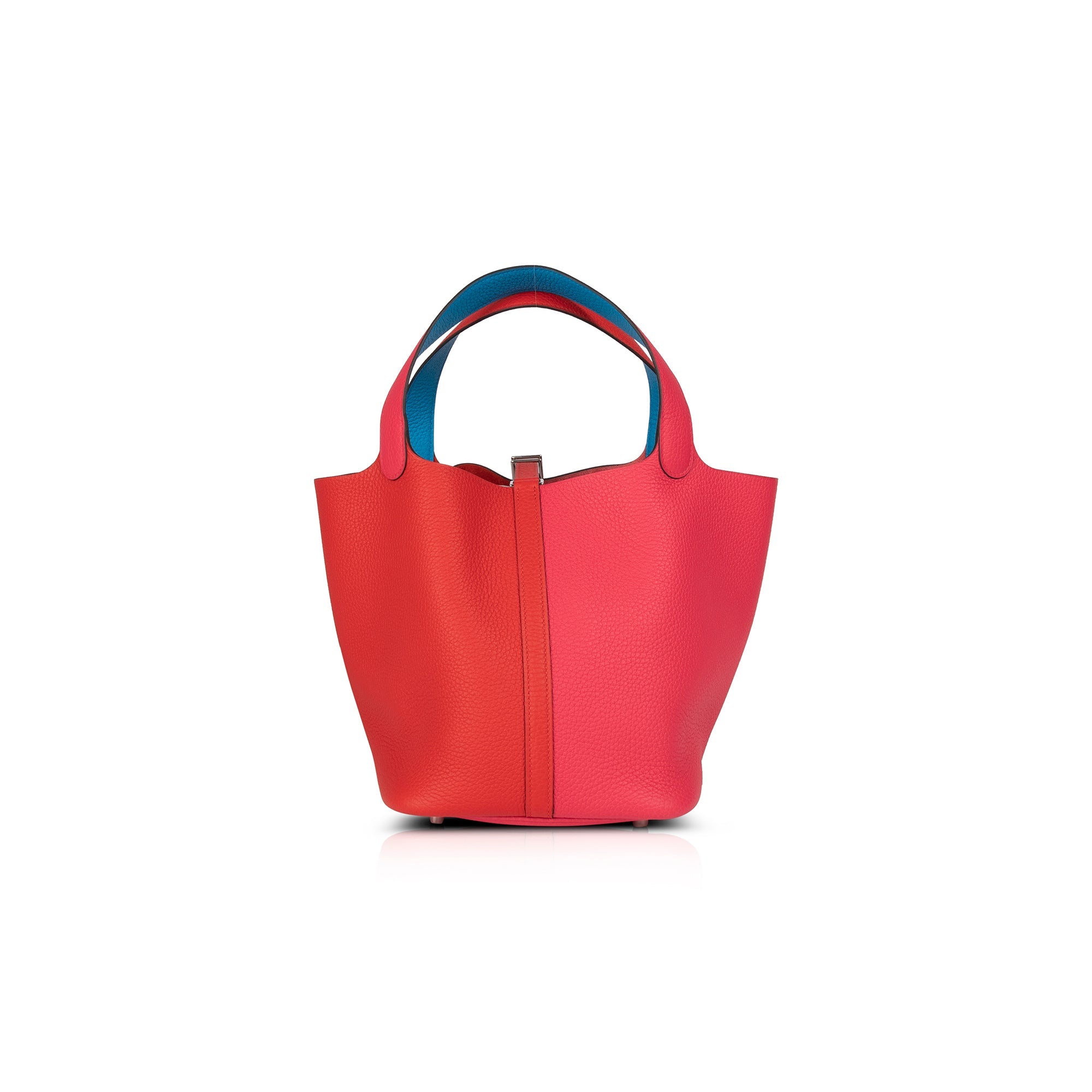 Hermes 2022 Tricolor Clemence Picotin Lock 22 Casaque Bag w/ Box & Receipt