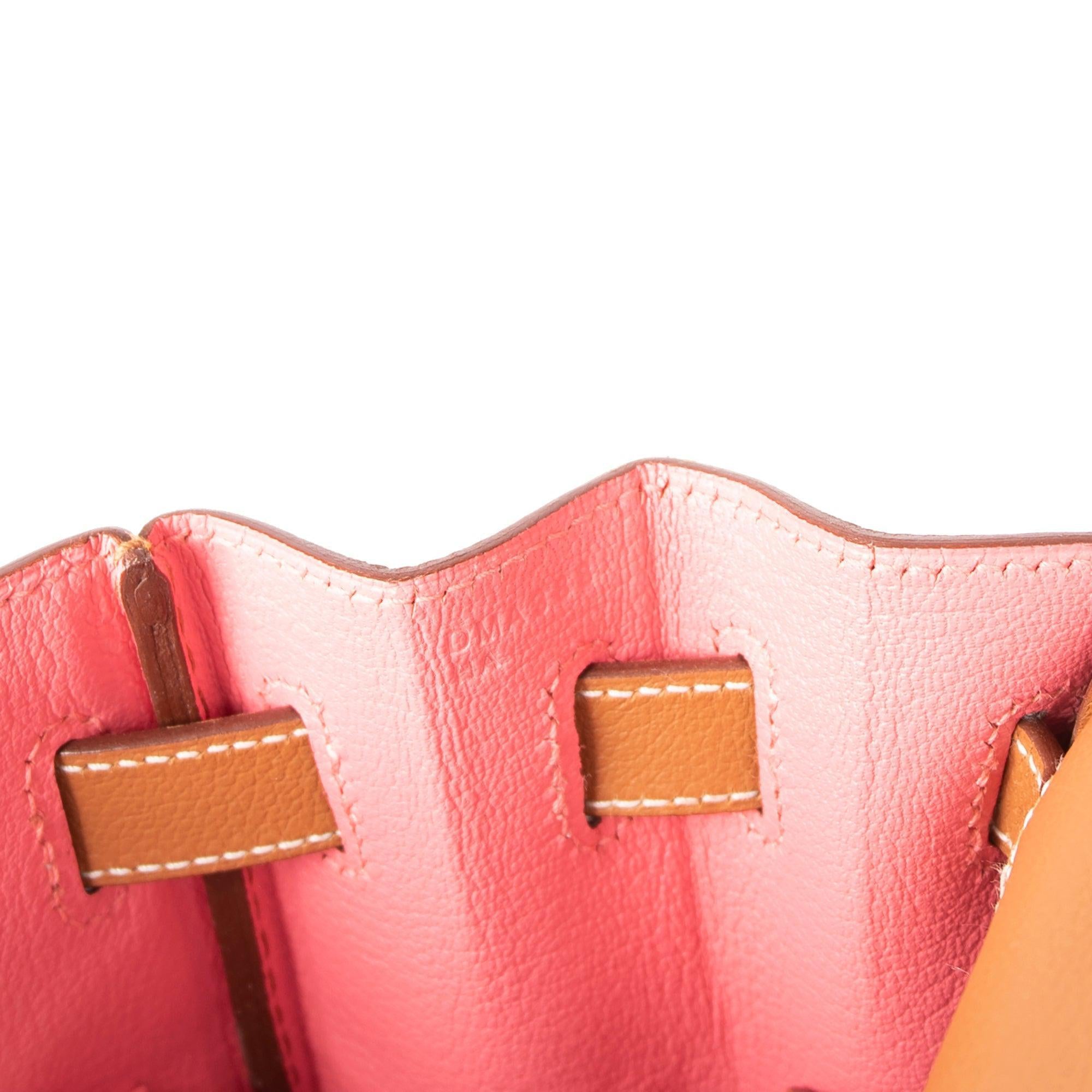 Hermes Barenia Kelly Retourne 32 w/ Wide Kelly Strap & Box